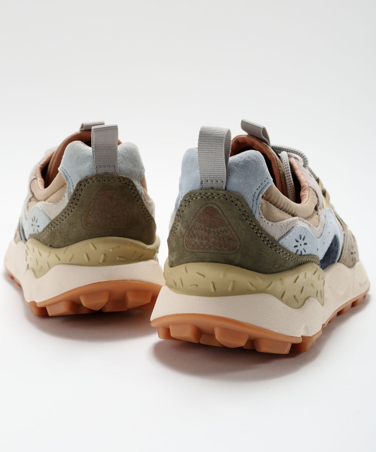 FLOWER MOUNTAIN Yamano 3 Suede and Technical Fabric Sneakers
