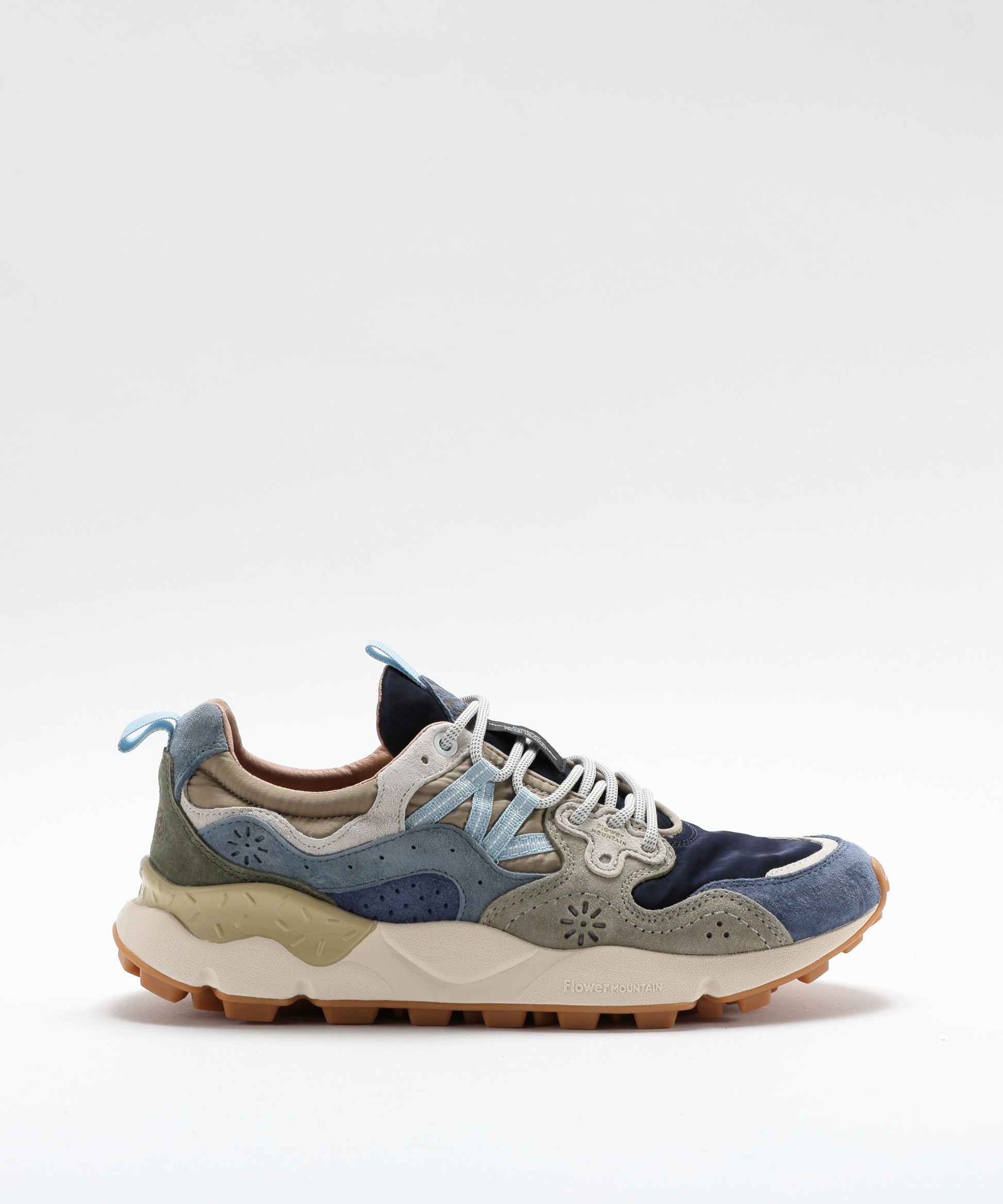 Sneakers FLOWER MOUNTAIN Sneakers Yamano 3 in suede e tessuto tecnico Multicolor | FLOWER MOUNTAIN