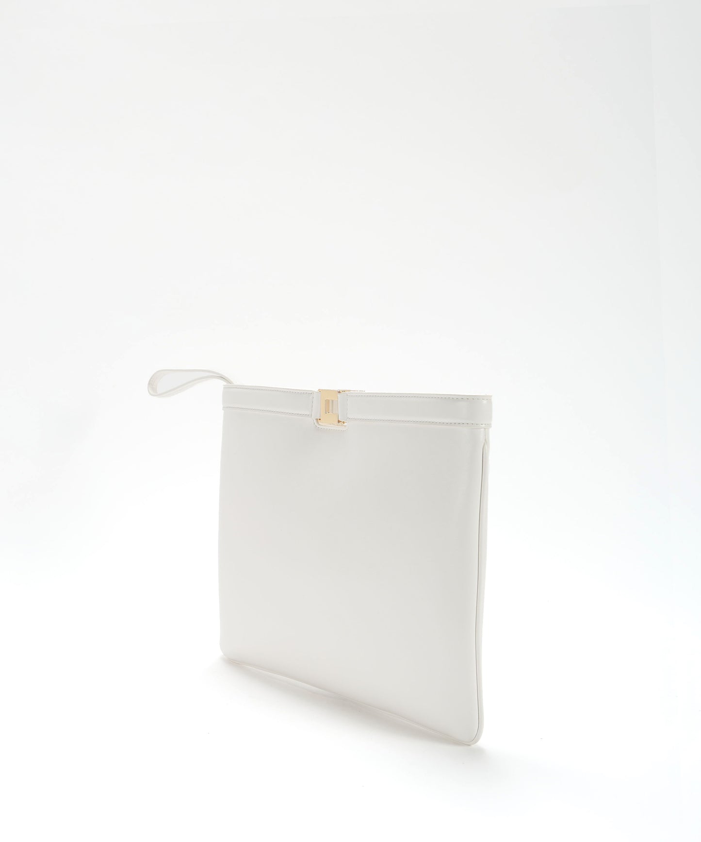 ELISABETTA FRANCHI Patent-effect envelope bag