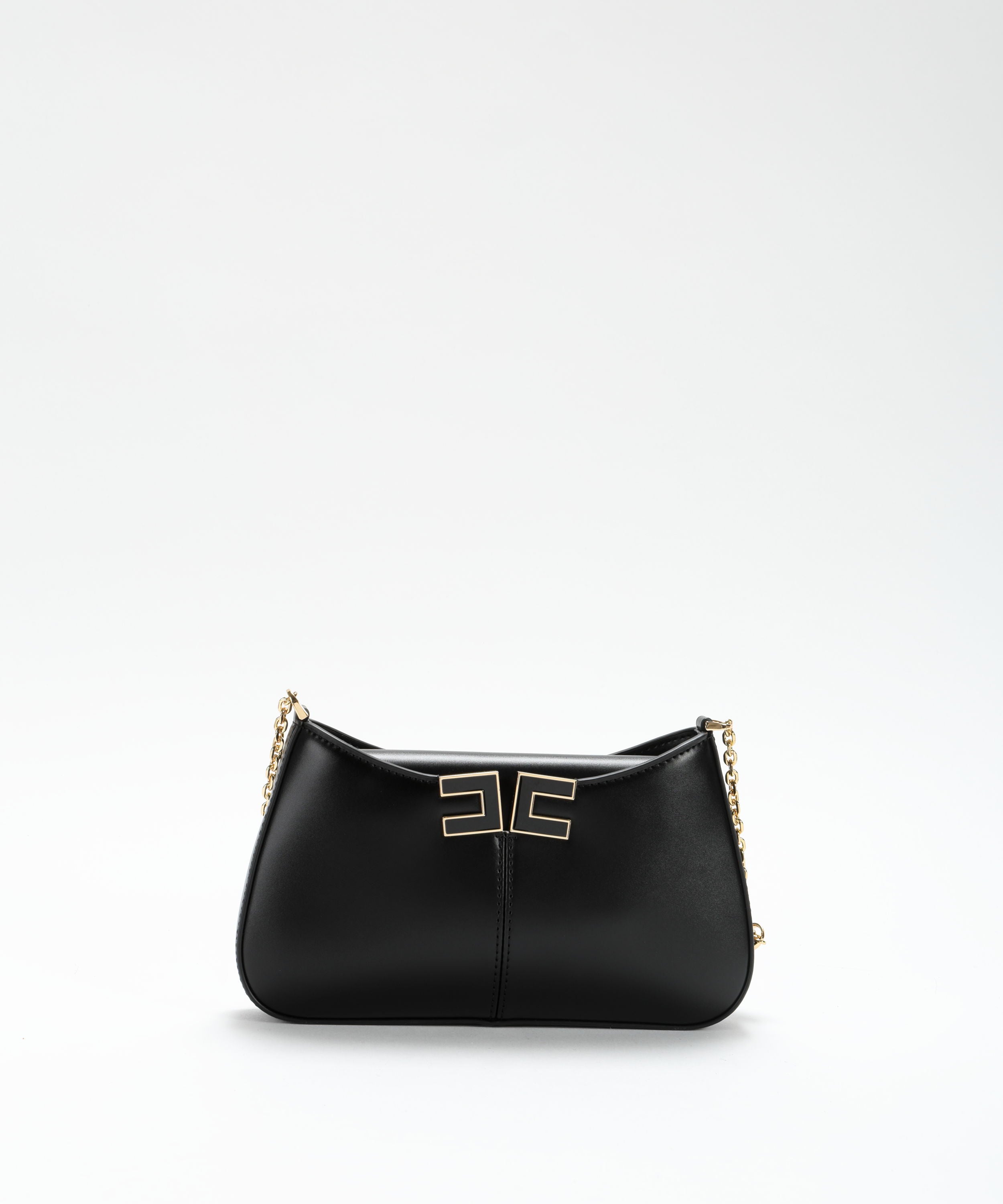 Borse ELISABETTA FRANCHI Borsa a spalla con dettaglio logo Nero | ELISABETTA FRANCHI
