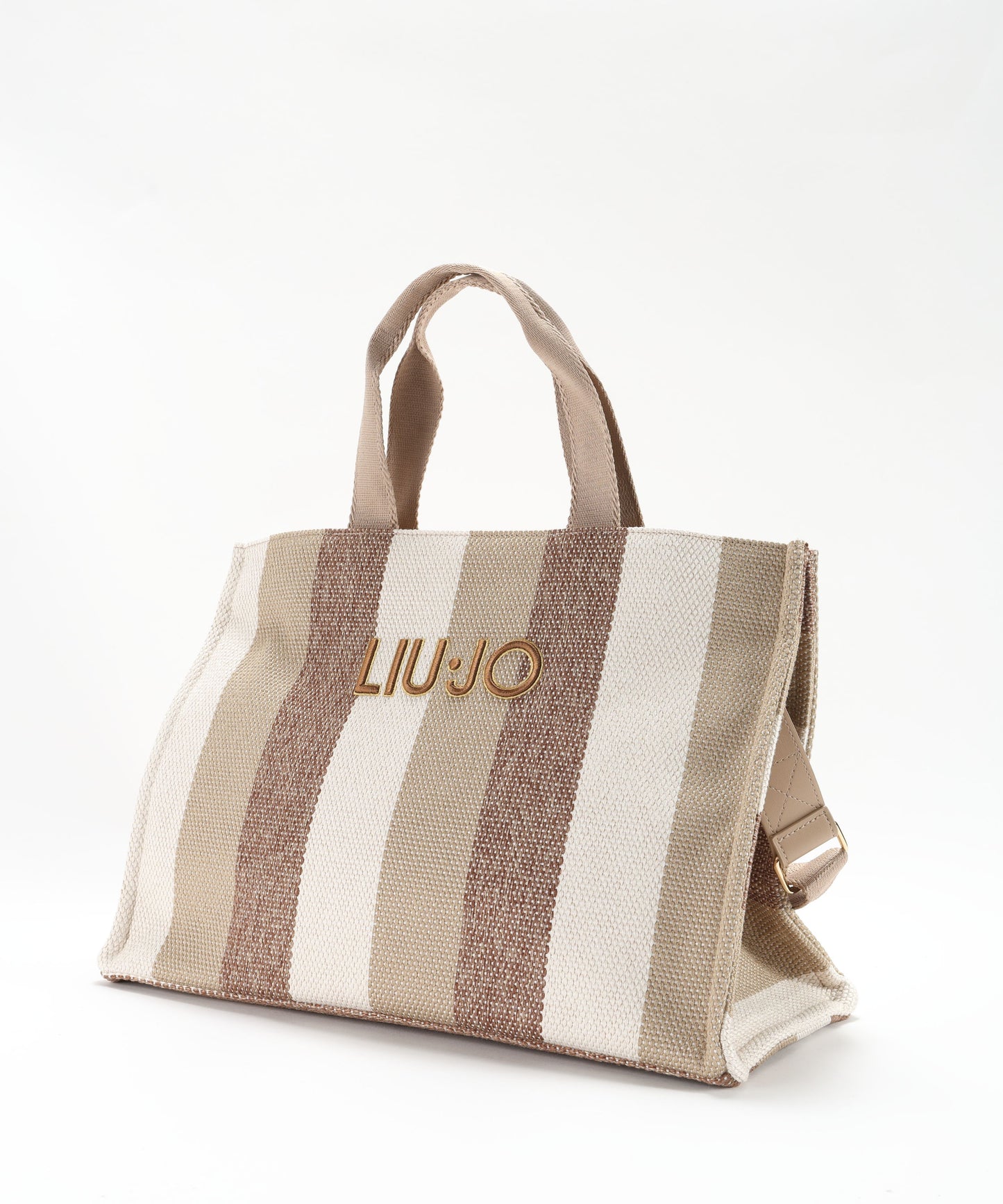 LIUJO SOFT Tote bag grande a righe