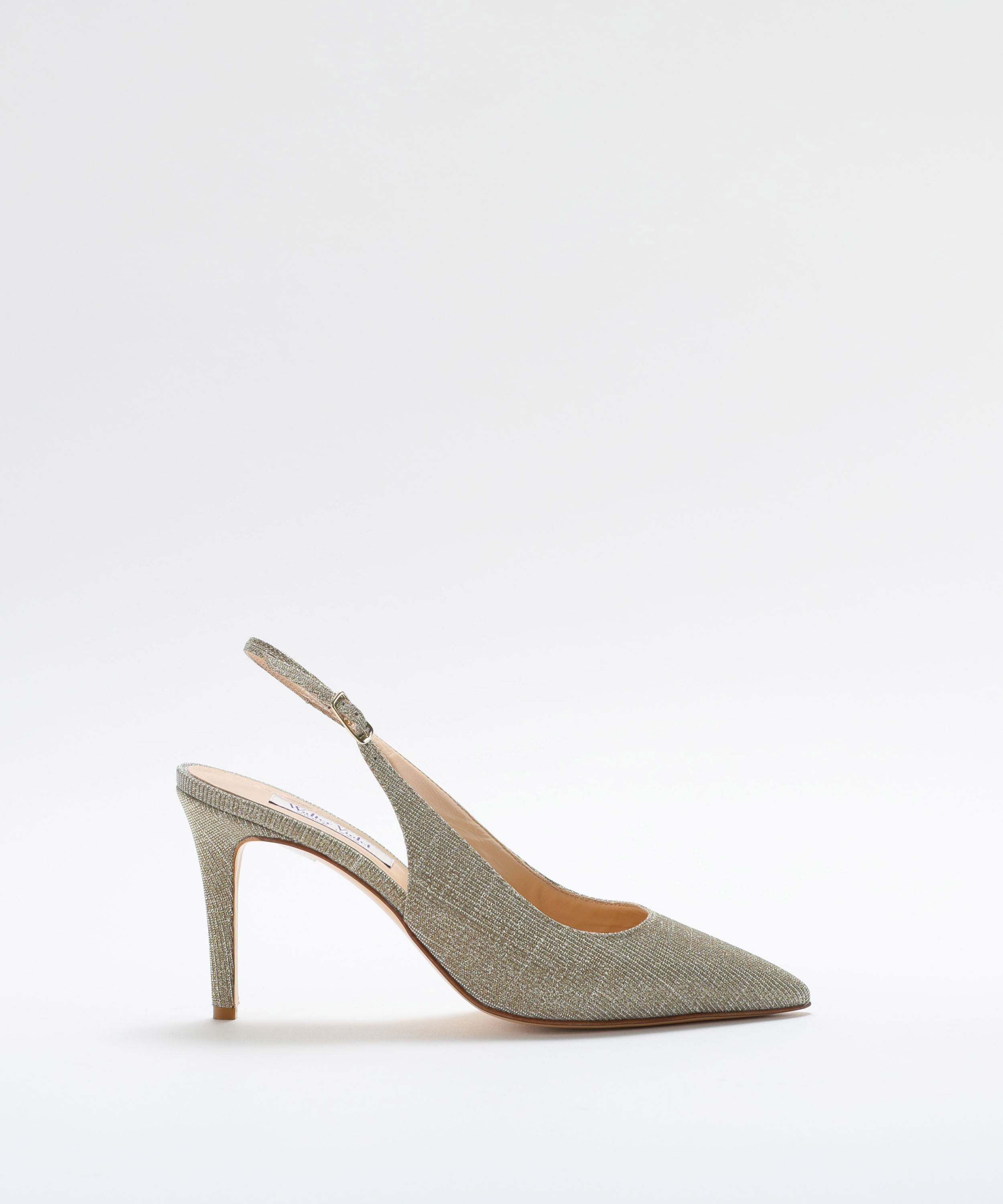 Chanel WALTER VIOLET Chanel-style shoes in metallic leather Platino | WALTER VIOLET
