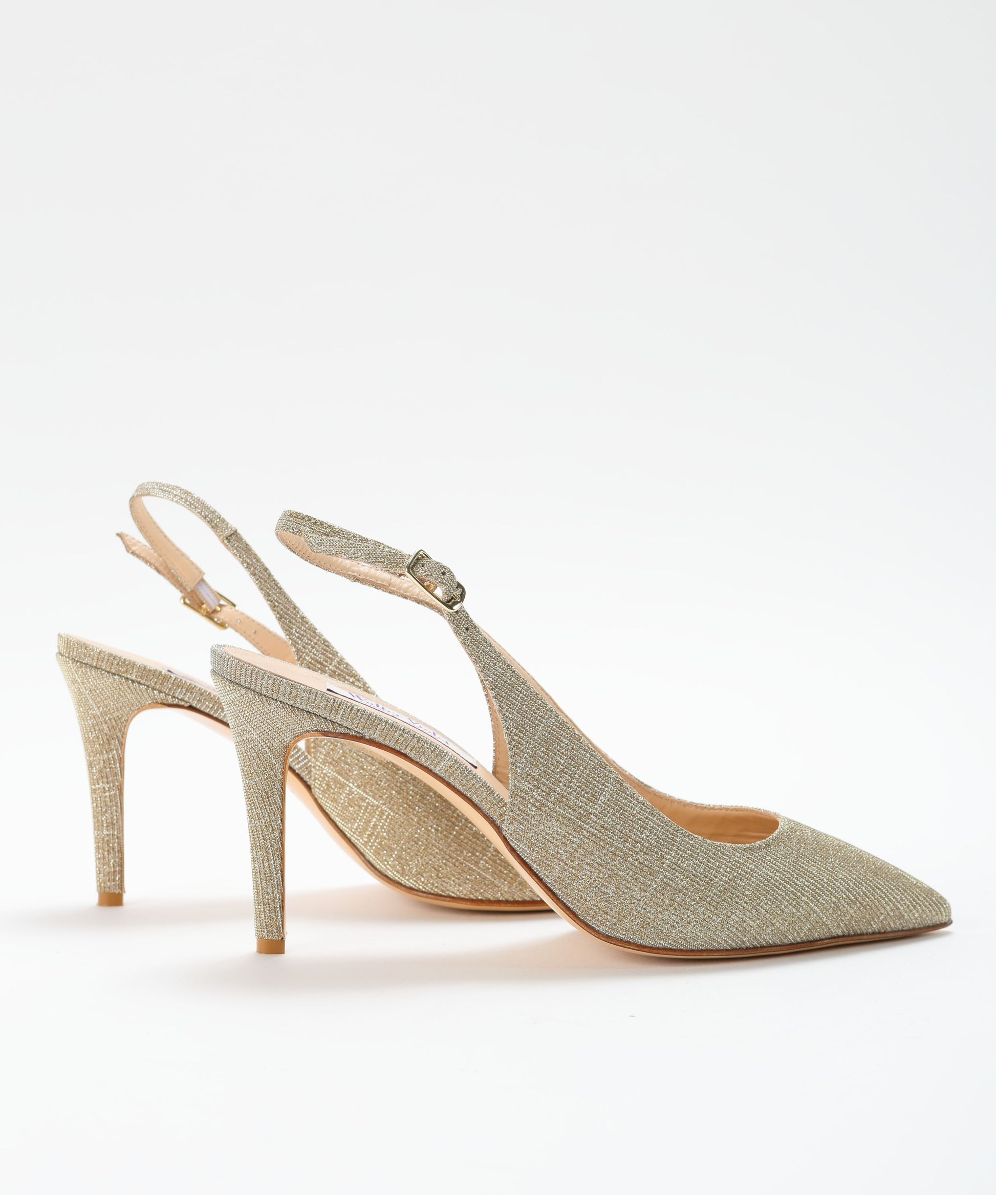 Chanel WALTER VIOLET Chanel-style shoes in metallic leather Platino | WALTER VIOLET