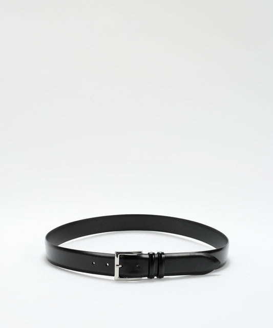 Belts ORCIANI Classic Calf Leather Belt 3.5 cm Nero | ORCIANI