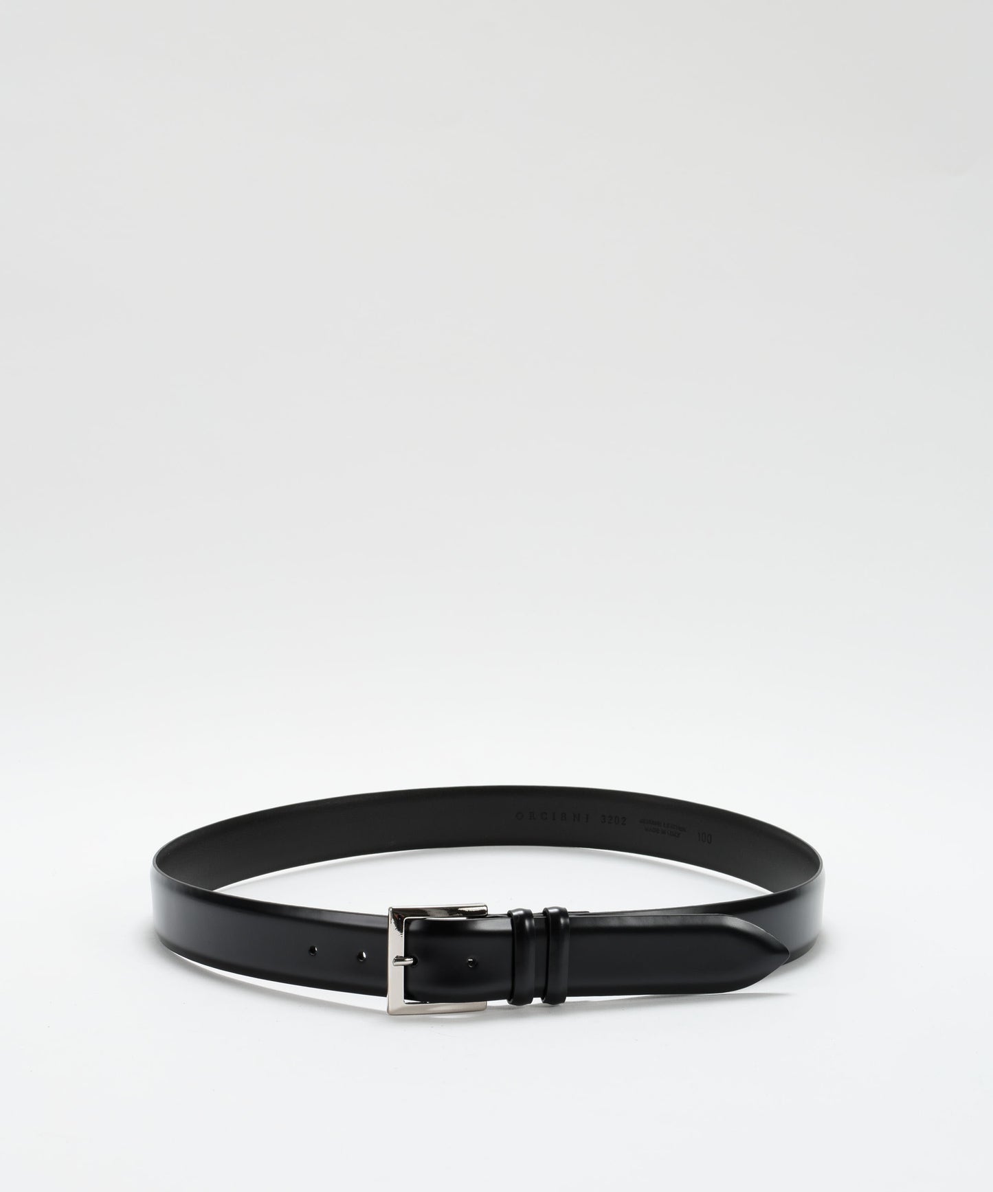 ORCIANI Cintura classica calf in pelle 3,5 cm