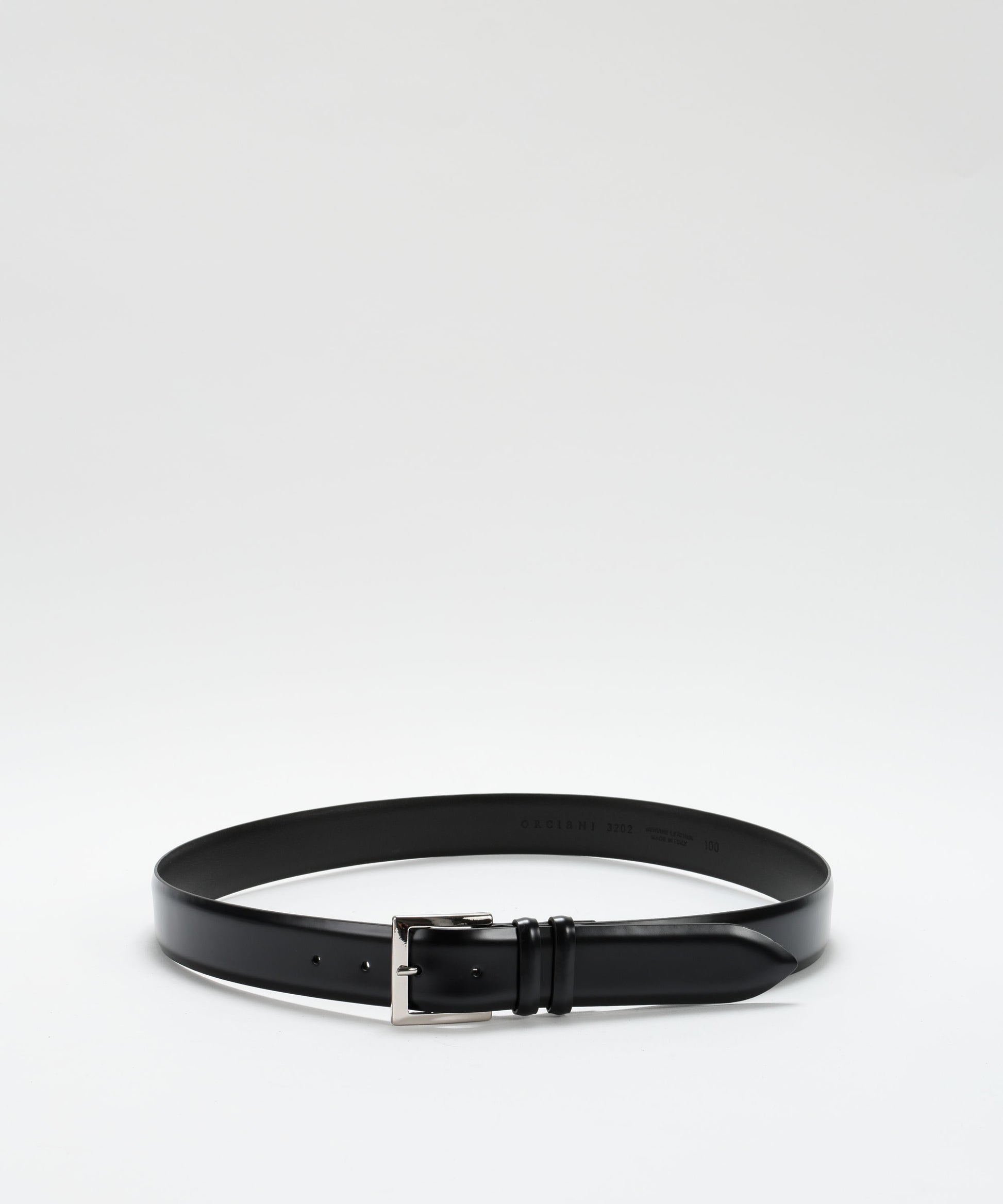 Cinture ORCIANI Cintura classica calf in pelle 3,5 cm Oceano | ORCIANI