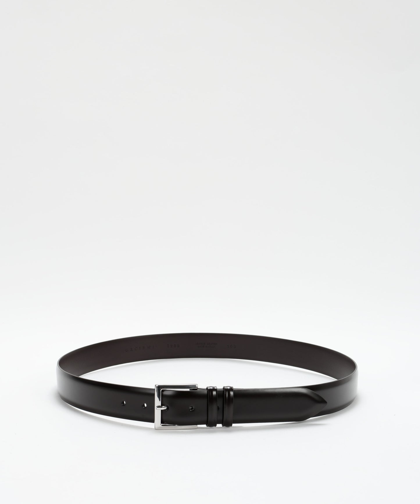 ORCIANI Cintura classica calf in pelle 3,5 cm