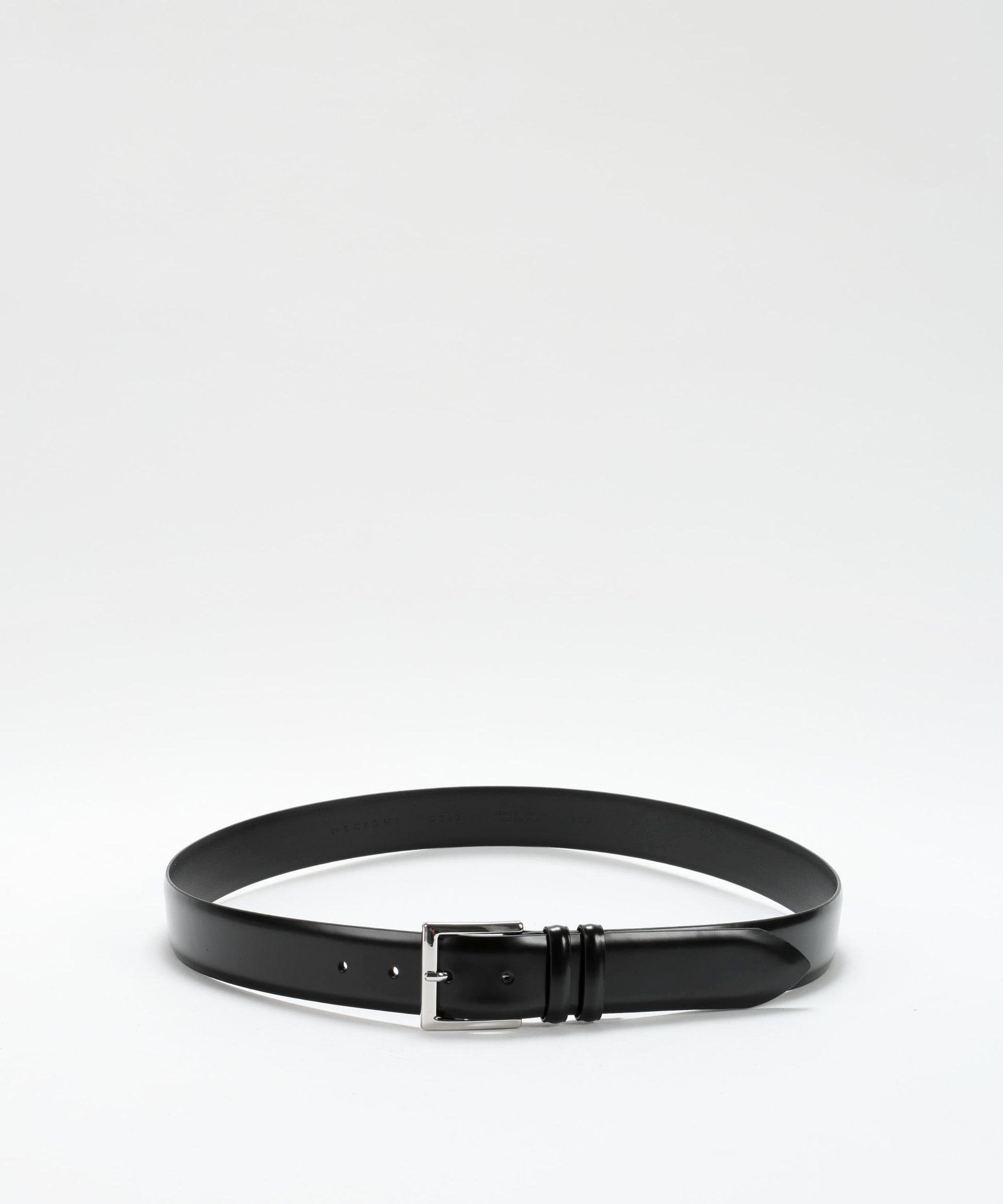 Cinture ORCIANI Cintura classica calf in pelle 3,5 cm Nero | ORCIANI