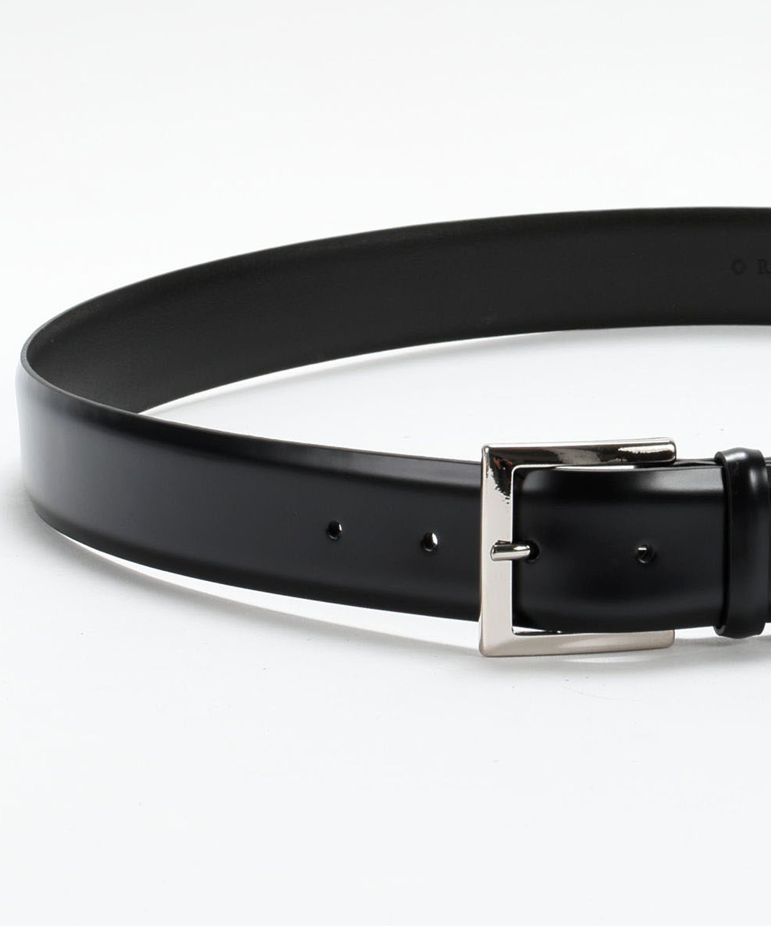 Belts ORCIANI Classic Calf Leather Belt 3.5 cm Oceano | ORCIANI