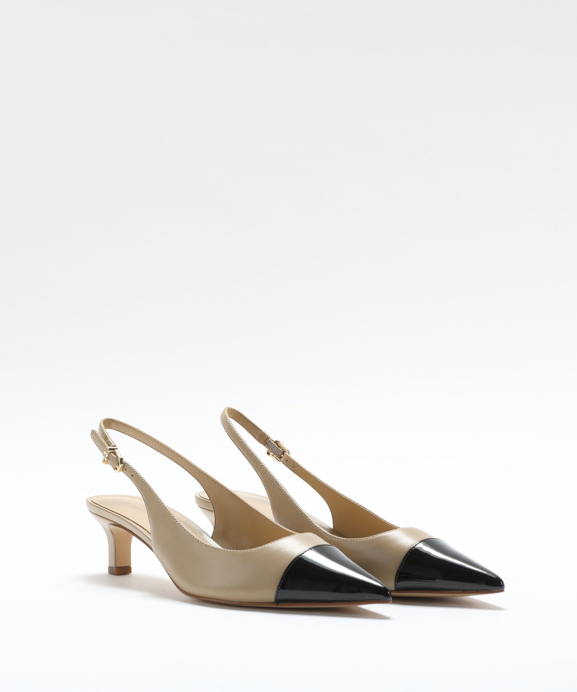 Chanel MICHAEL KORS Amara Slingback Pumps Beige/nero | MICHAEL KORS