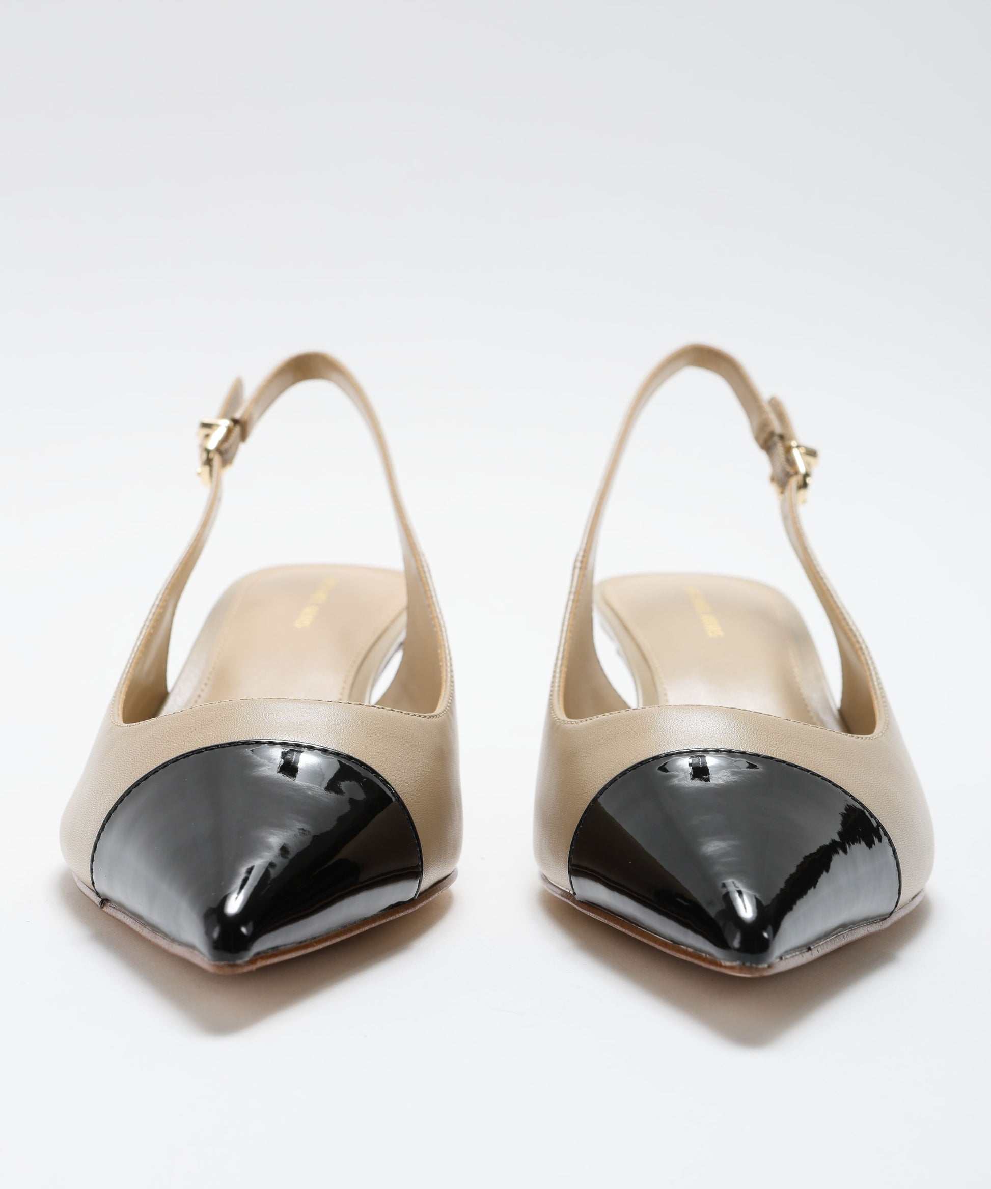 Chanel MICHAEL KORS Amara Slingback Pumps Beige/nero | MICHAEL KORS
