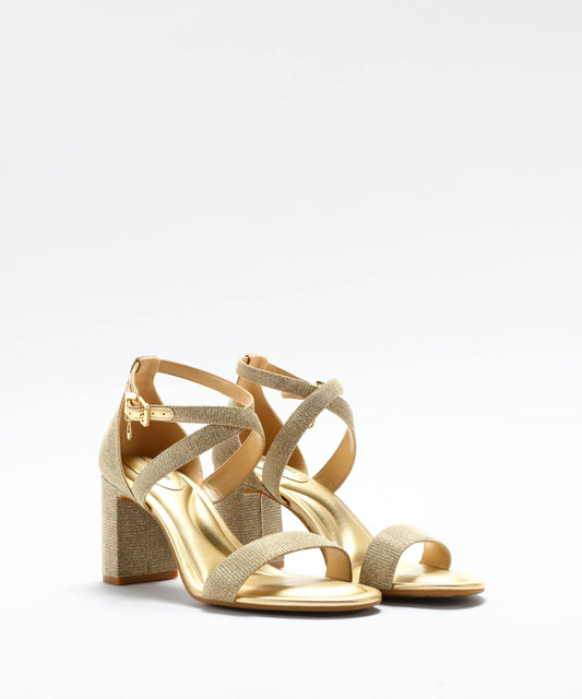 Sandals MICHAEL KORS Cross-Strap Sandals Oro | MICHAEL KORS