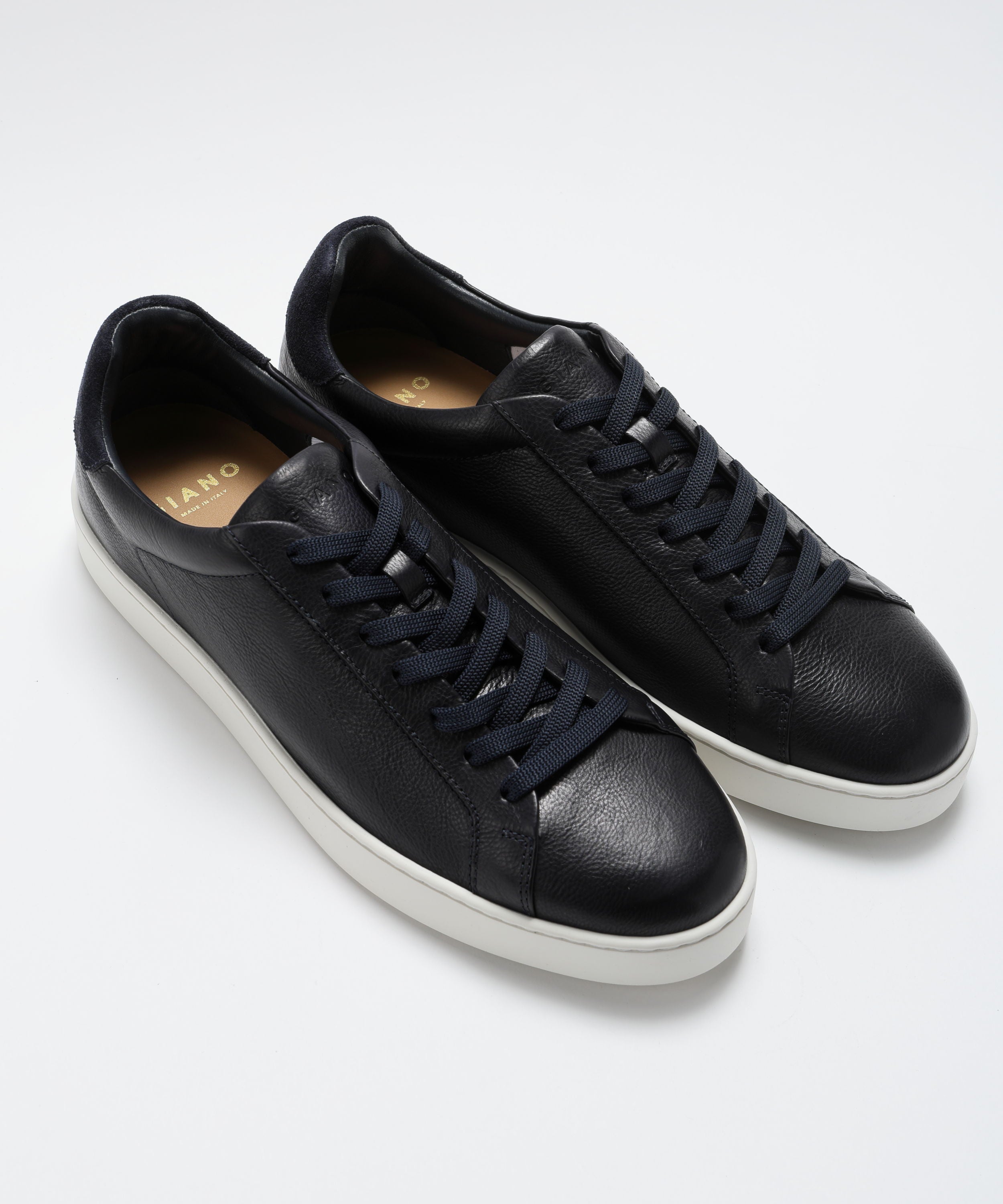 Sneakers GIANO Men’s Leather Sneakers Blu | GIANO