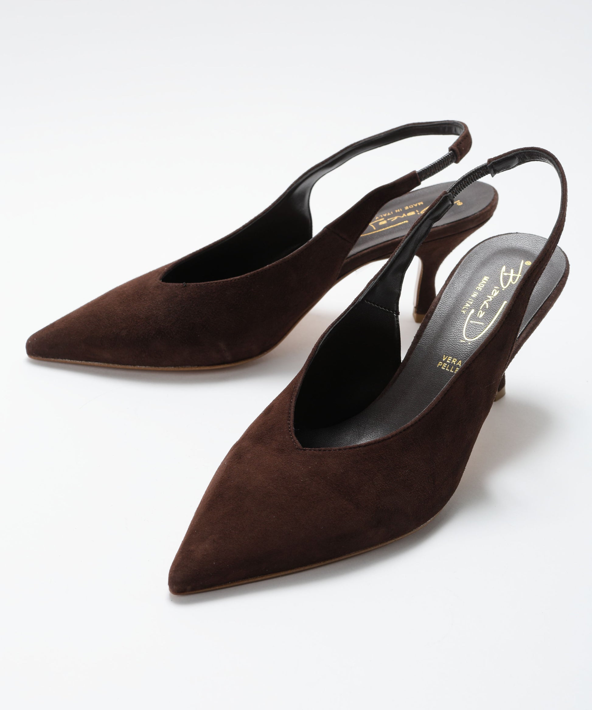 Chanel BIANCA DI Suede Chanel-Style Shoes Testa di moro | BIANCA DI
