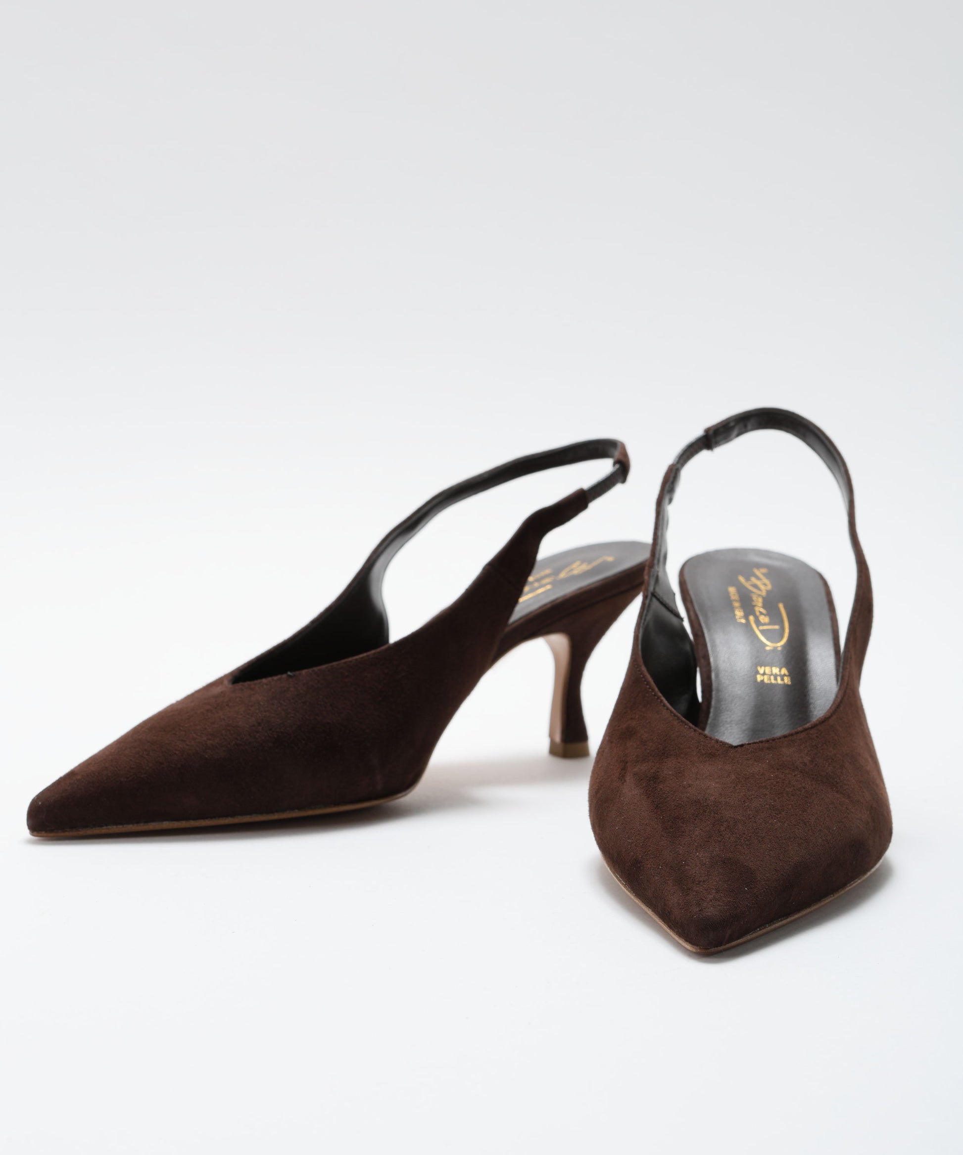 Chanel BIANCA DI Suede Chanel-Style Shoes Testa di moro | BIANCA DI