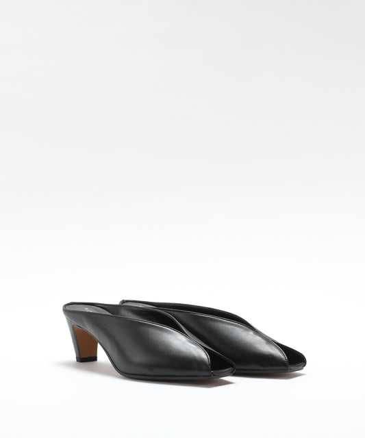 Sabot BIANCA DI Square-Toe Clogs Nero | BIANCA DI