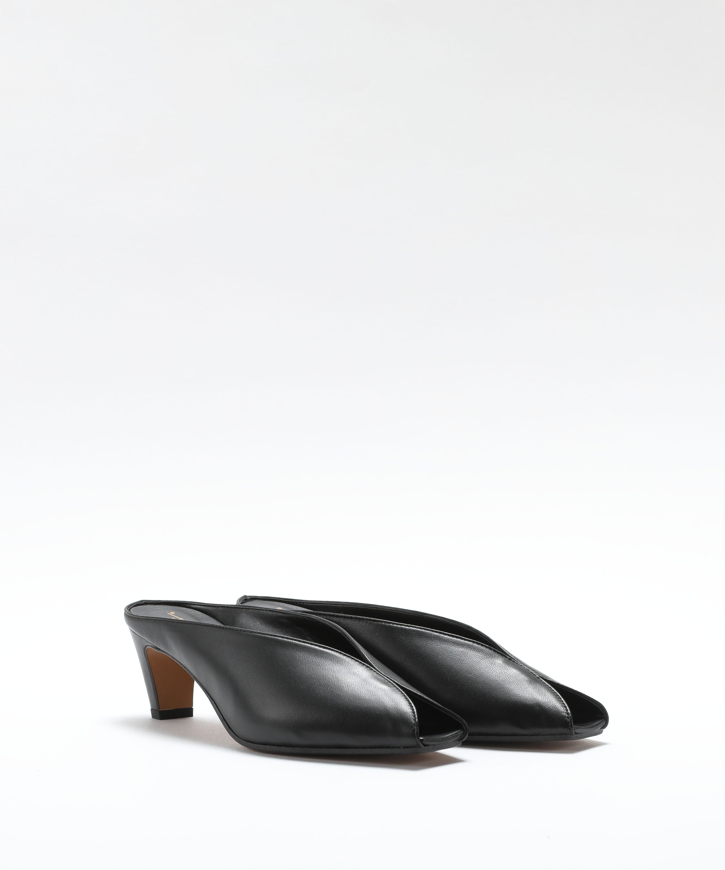 Sabot BIANCA DI Square-Toe Clogs Nero | BIANCA DI