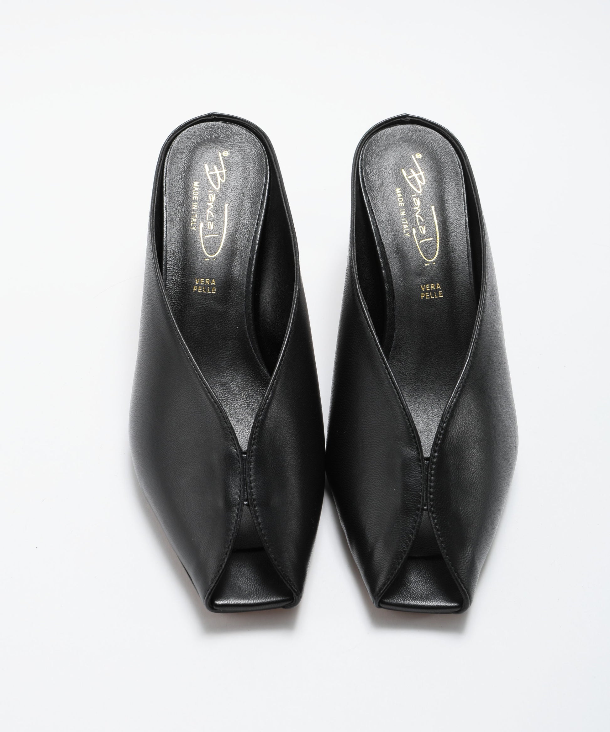 Sabot BIANCA DI Sabot Punta Quadrata Nero | BIANCA DI
