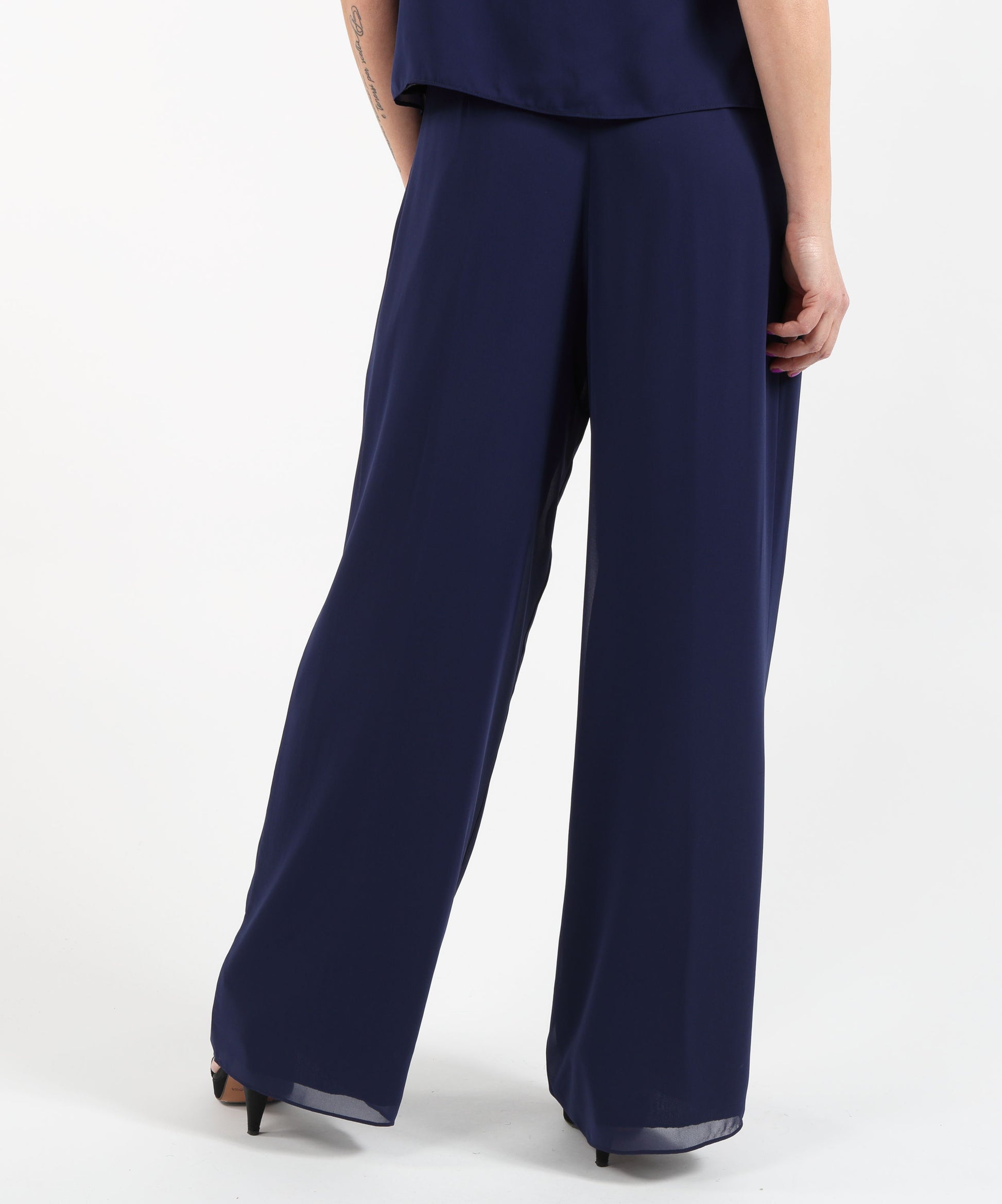Outfits SONIA PENA Three-Piece Set with Cape Blu | SONIA PENA