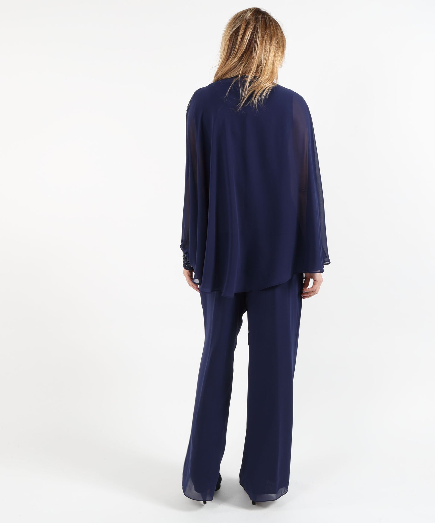 SONIA PENA Three-Piece Set with Cape