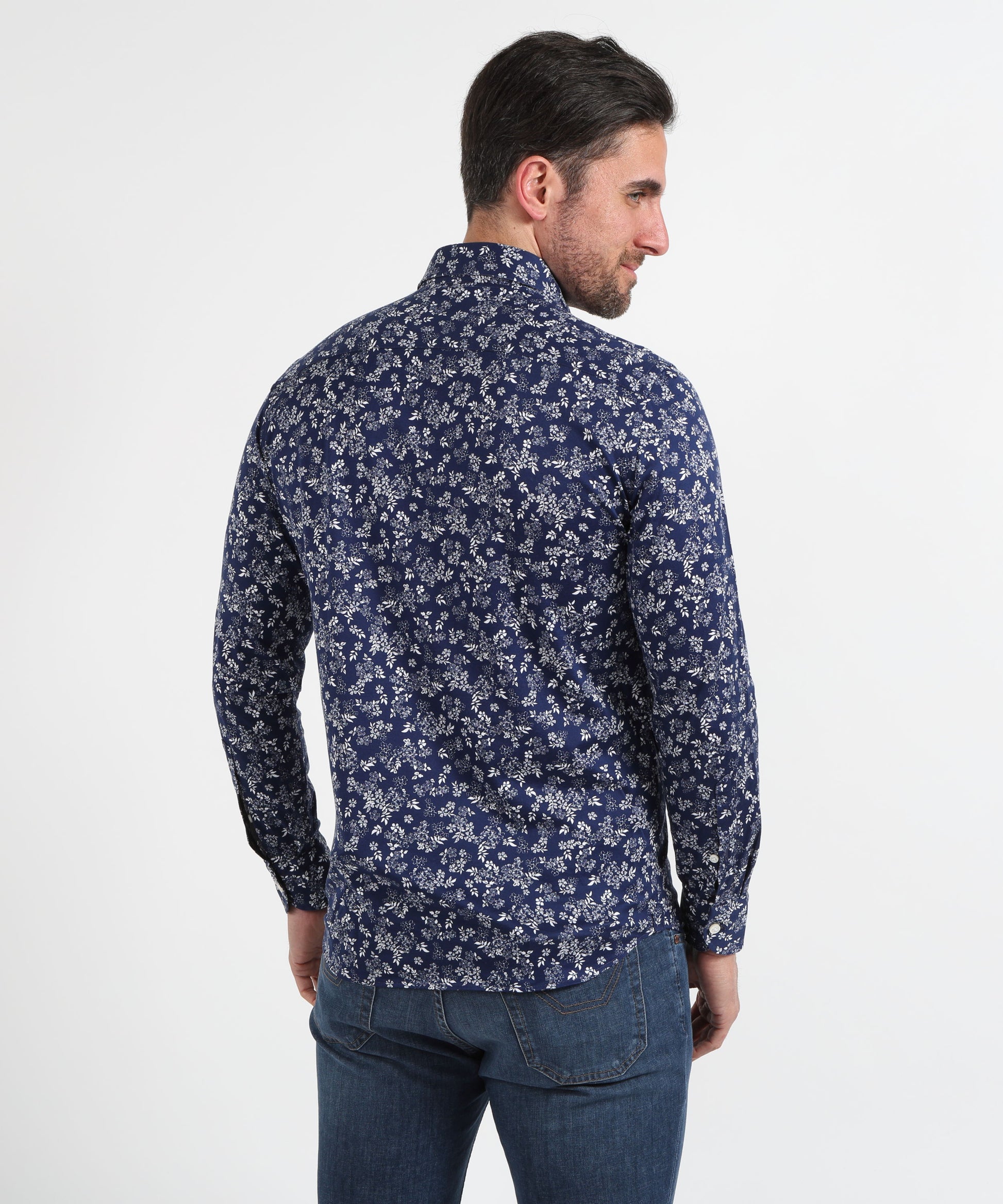 Shirts SONRISA Cotton Blossom Shirt Fantasia blu | SONRISA
