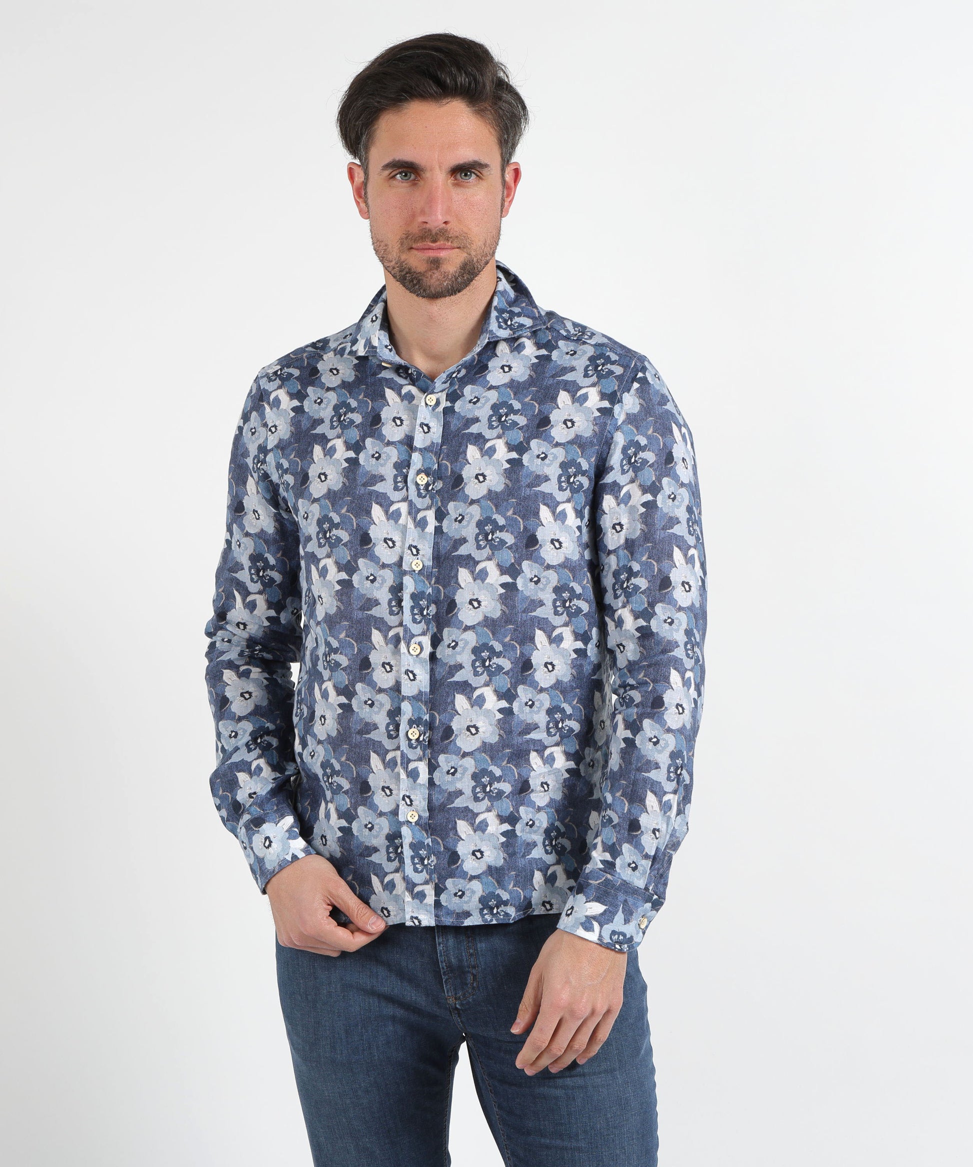 Shirts SONRISA Fantasia blu | SONRISA