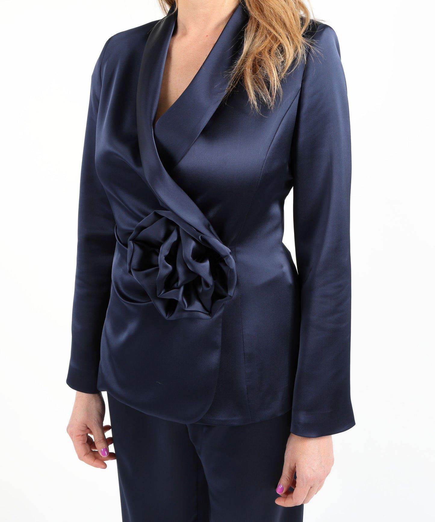 ELISABETTA DORI Double-Breasted Jacket and Pants Set”