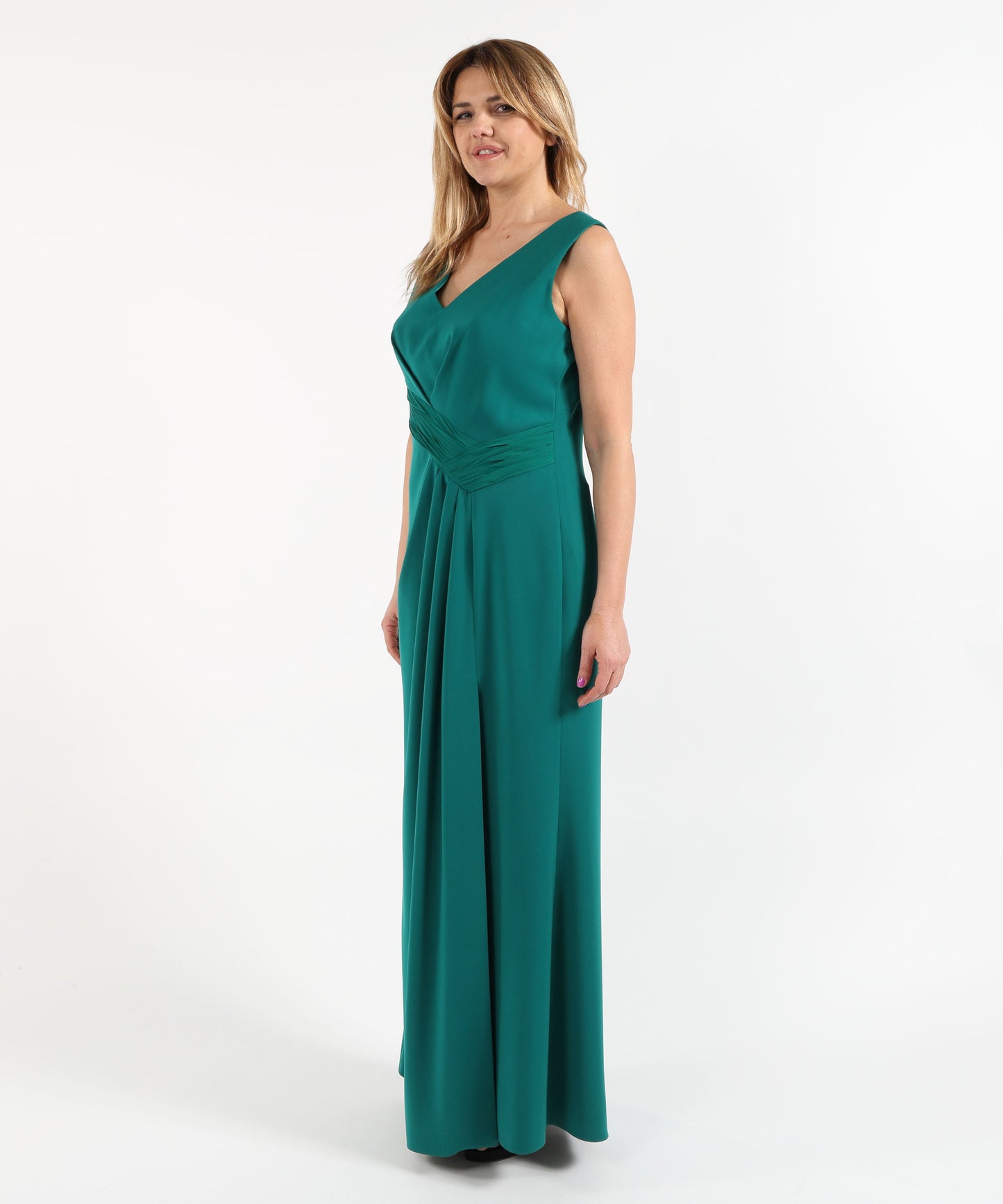 ANTONIO D'ERRICO Abito Lungo con Spacco Laterale