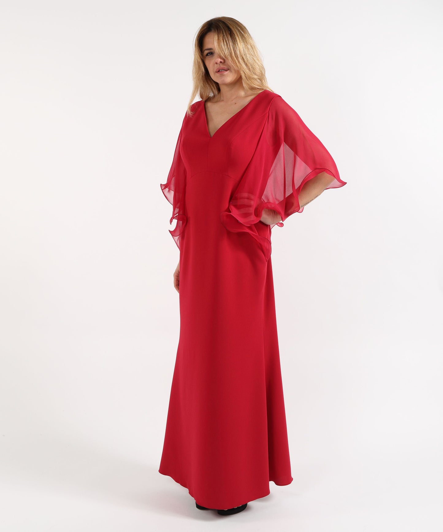 ANTONIO D'ERRICO Abito Lungo con Scollo a V