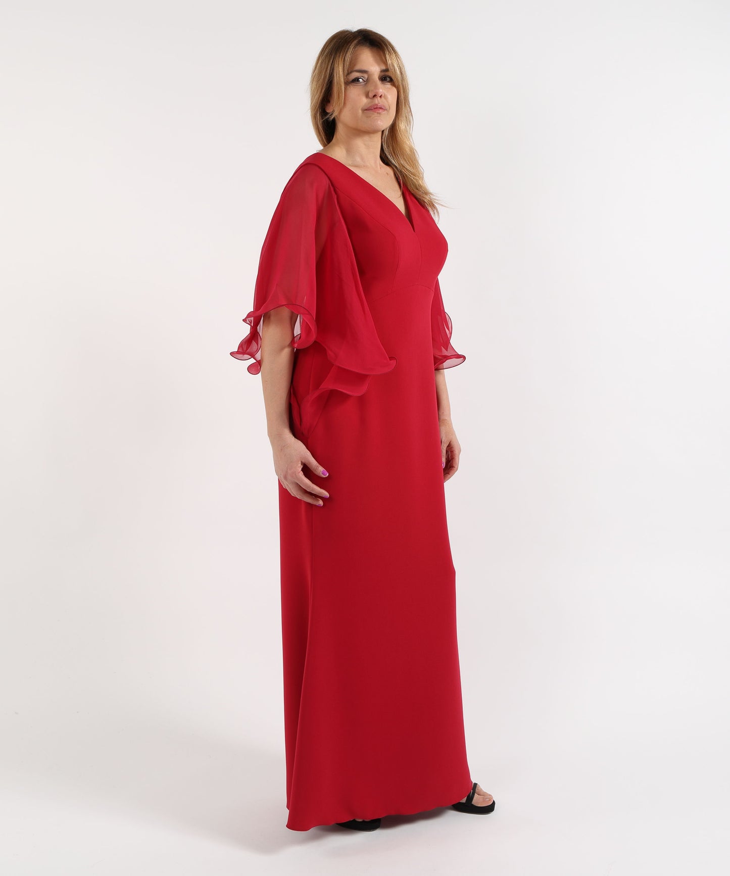 ANTONIO D'ERRICO Abito Lungo con Scollo a V