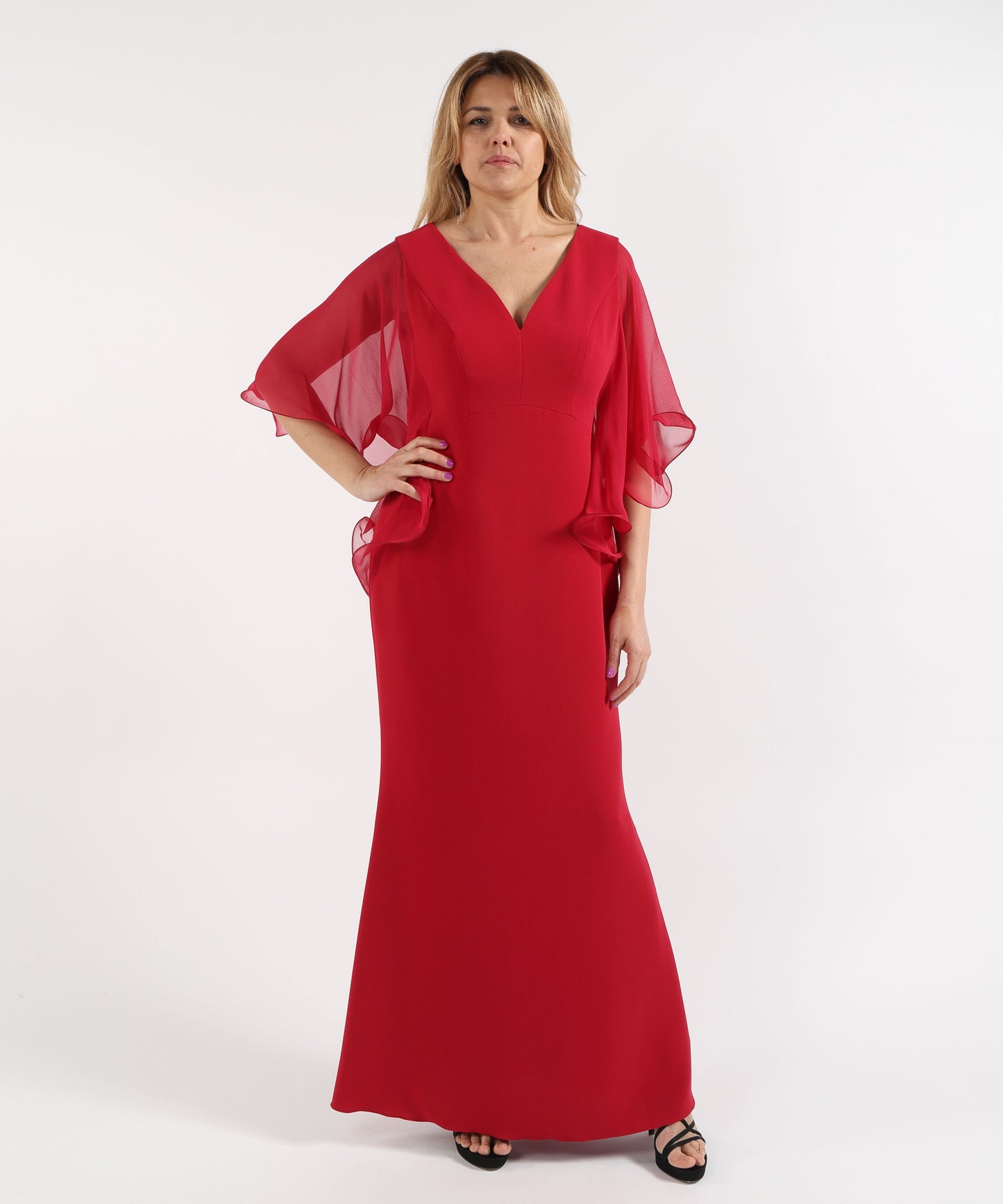 ANTONIO D'ERRICO Abito Lungo con Scollo a V