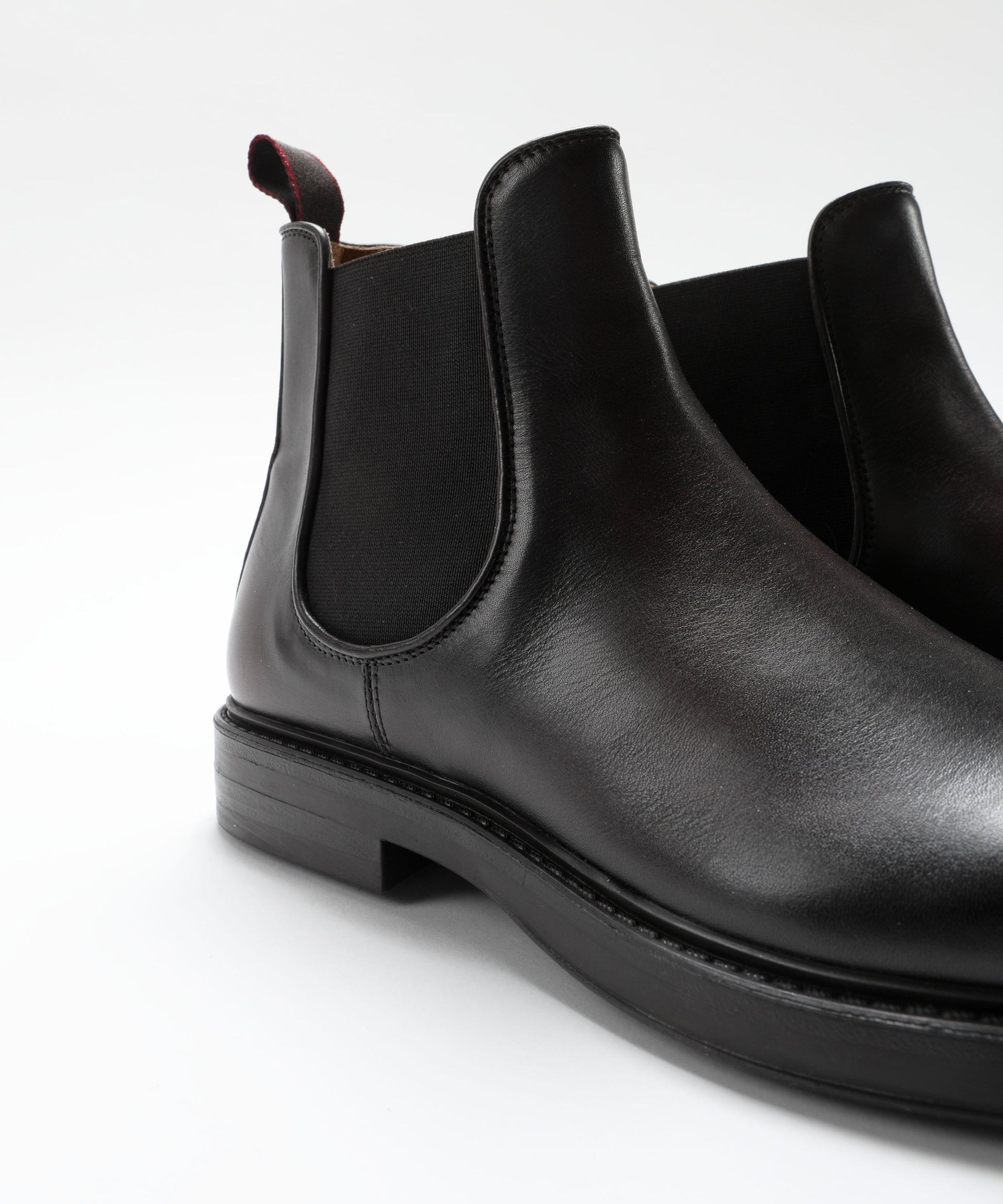 Ankle boots CORVARI Leather Chelsea Boots with Washed Effect and Rubber Sole Ebano | CORVARI