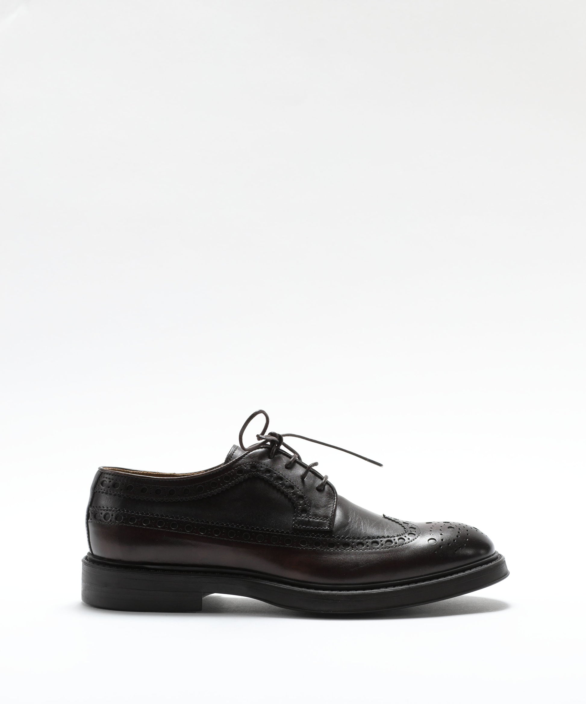 Shoes CORVARI 4-Eyelet Leather Lace-Up Shoes with Duilio Craftsmanship and Rubber Sole Marrone | CORVARI