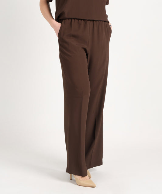 Pantaloni SEVENTY Pantapalazzo Marrone freddo | SEVENTY