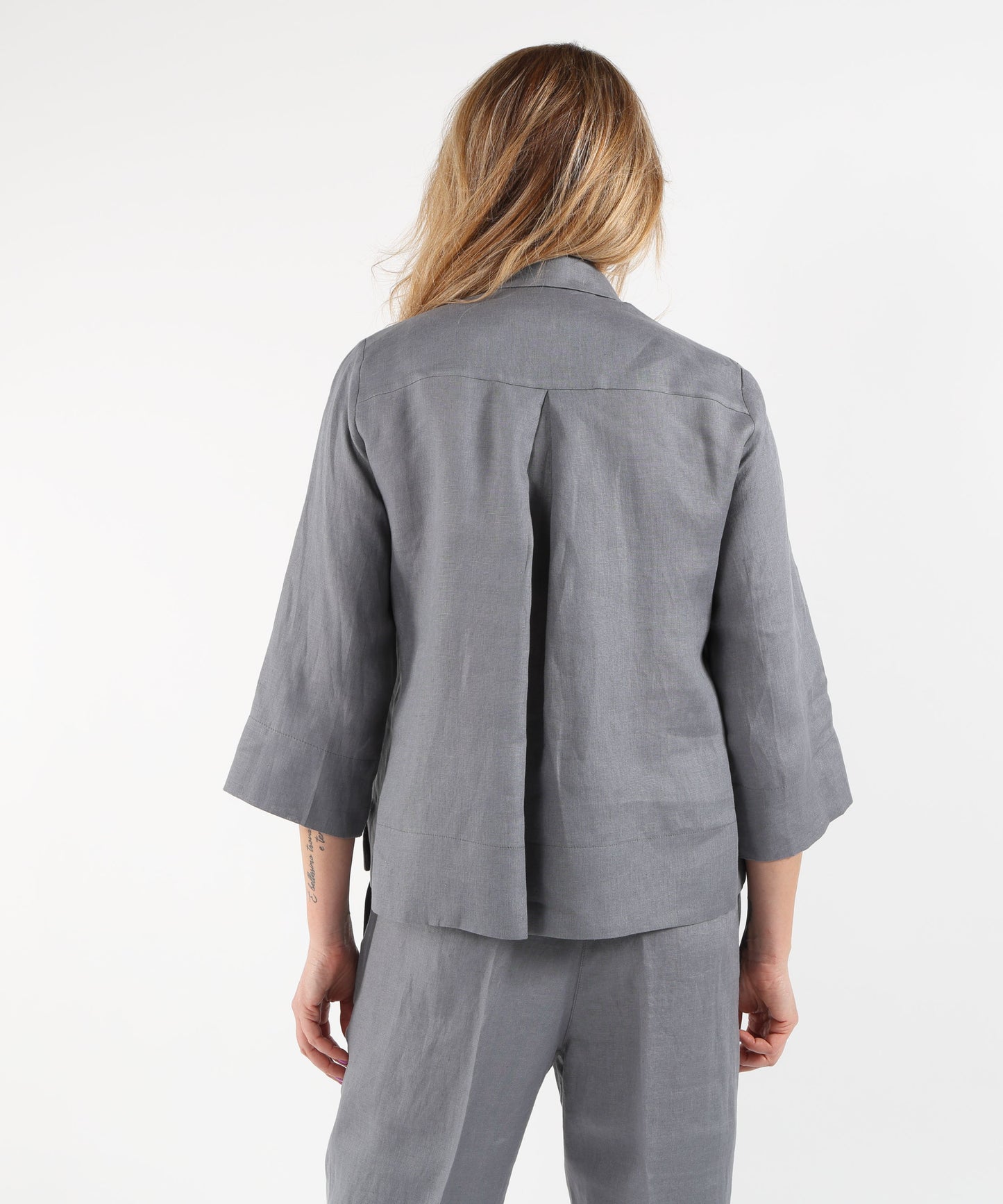 ELENA MIRO' Boxy Linen Shirt