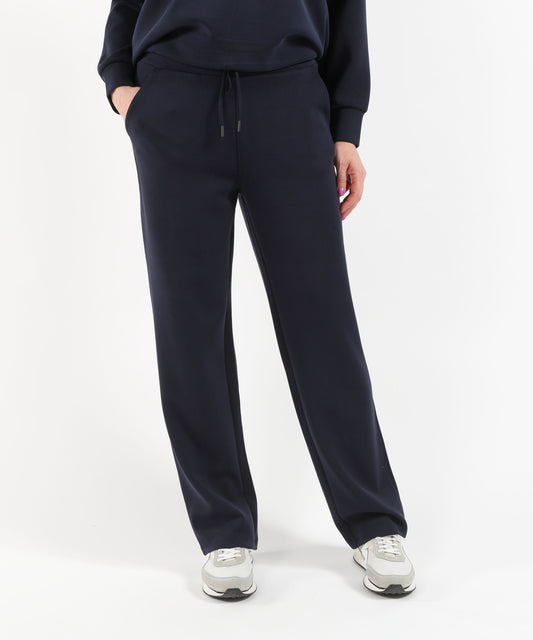 Pantaloni ELENA MIRO' Pantaloni palazzo in scuba Blu | ELENA MIRO'