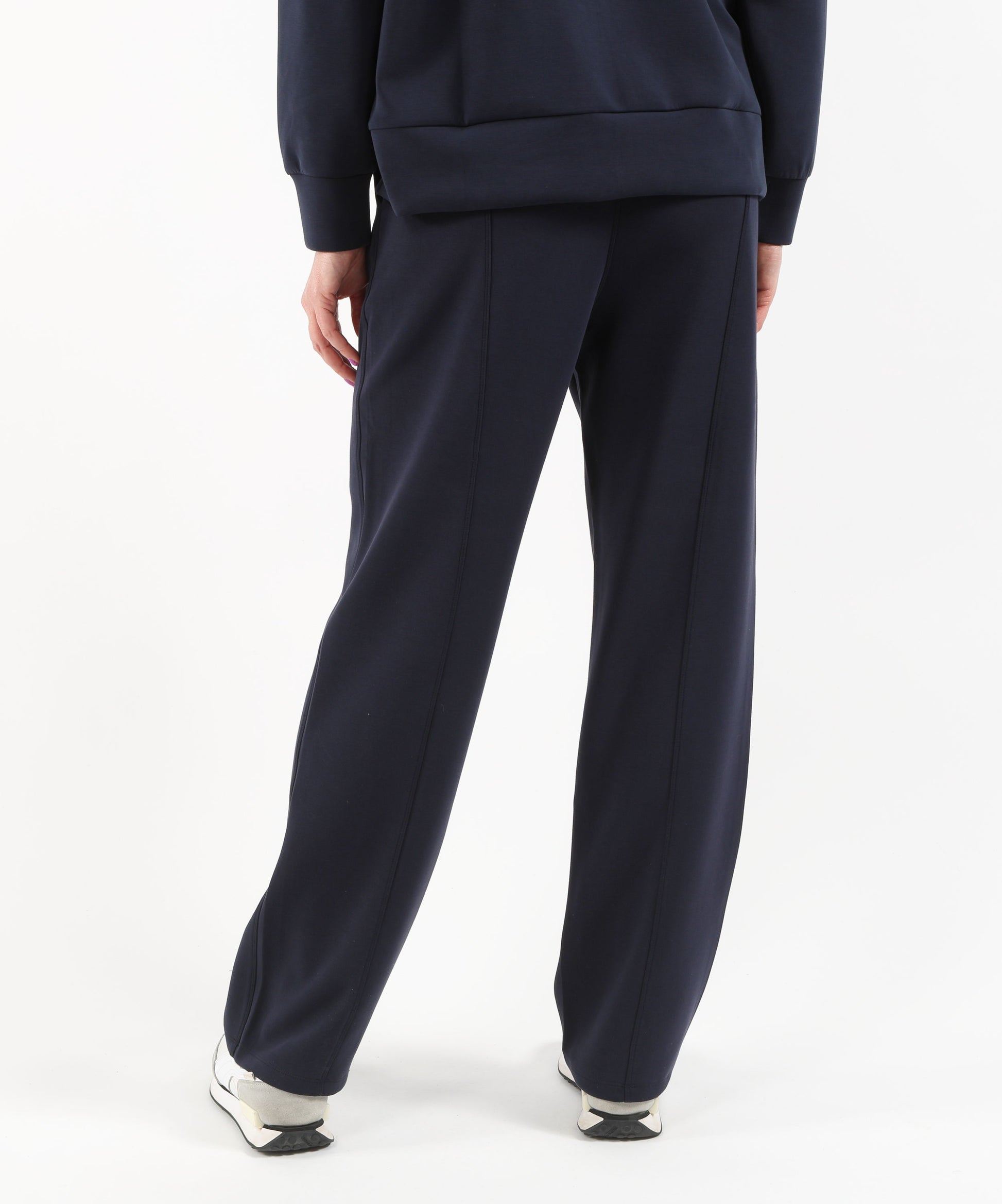 Trousers ELENA MIRO' Scuba Palazzo Pants Blu | ELENA MIRO'