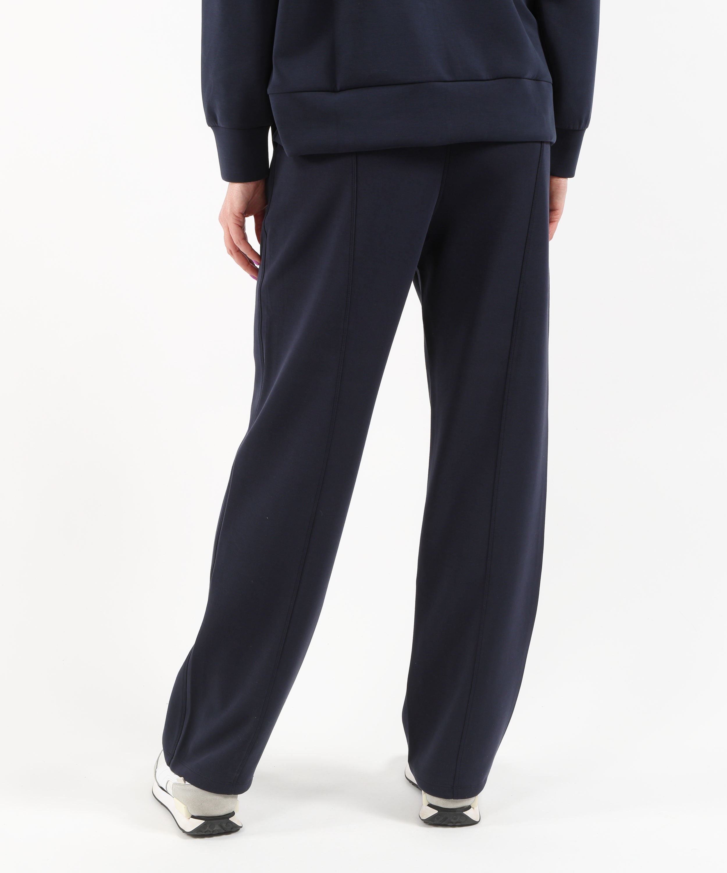 Pantaloni ELENA MIRO' Pantaloni palazzo in scuba Blu | ELENA MIRO'