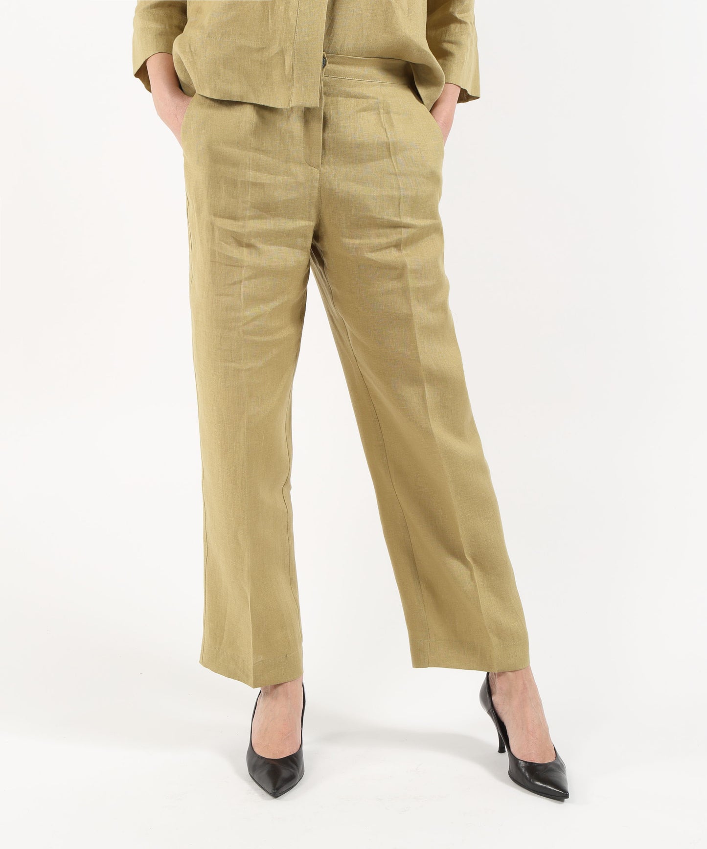 ELENA MIRO' Linen Pants