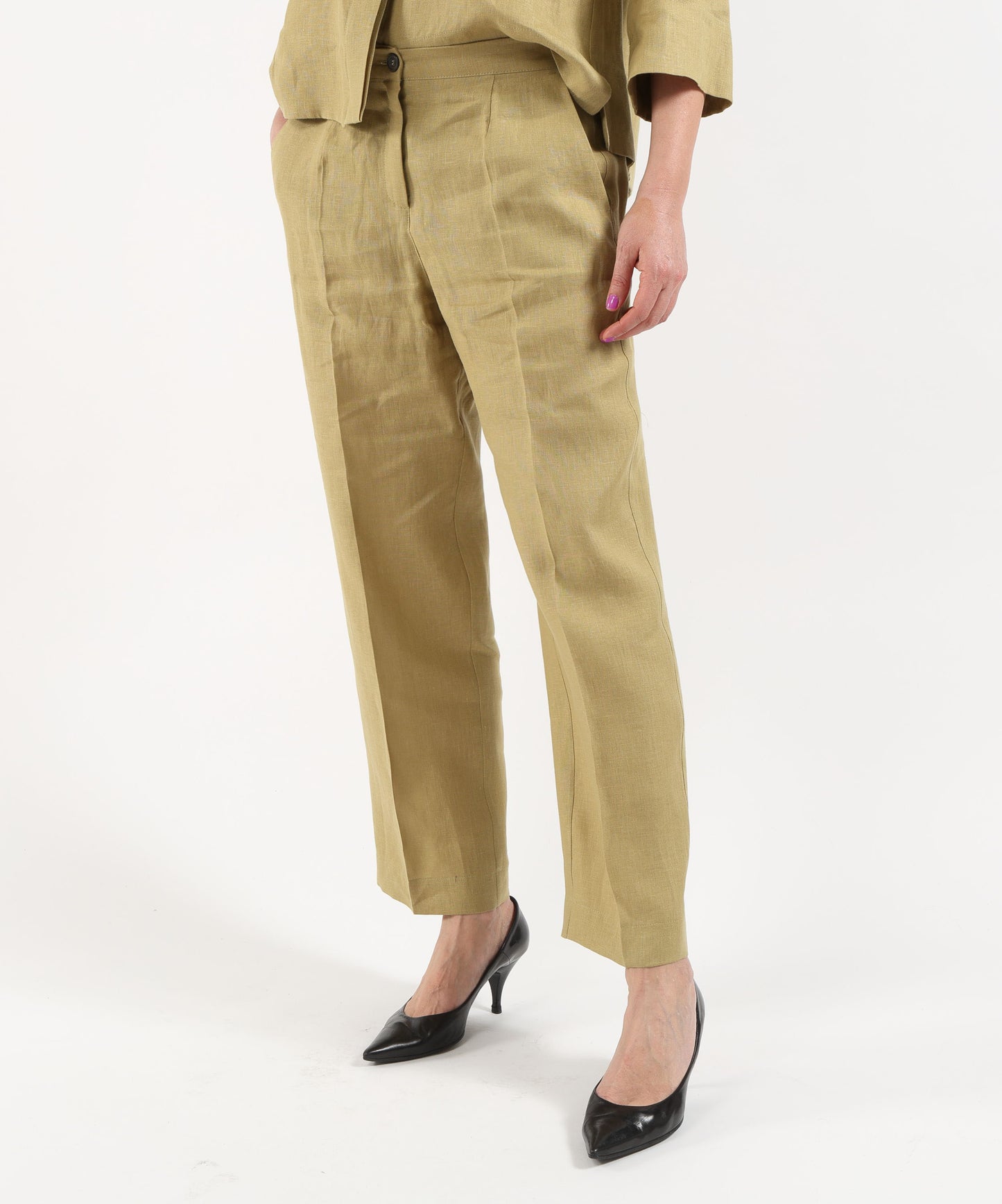ELENA MIRO' Linen Pants