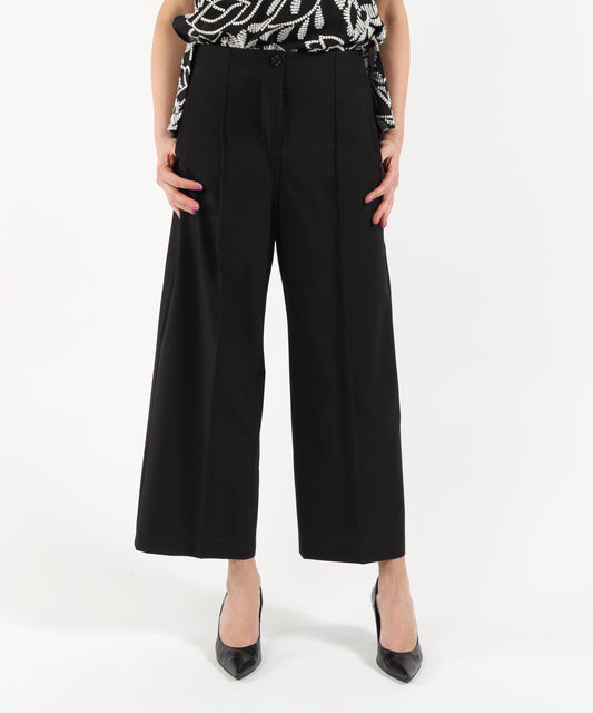 Pantaloni ELENA MIRO' Pantaloni palazzo Nero | ELENA MIRO'
