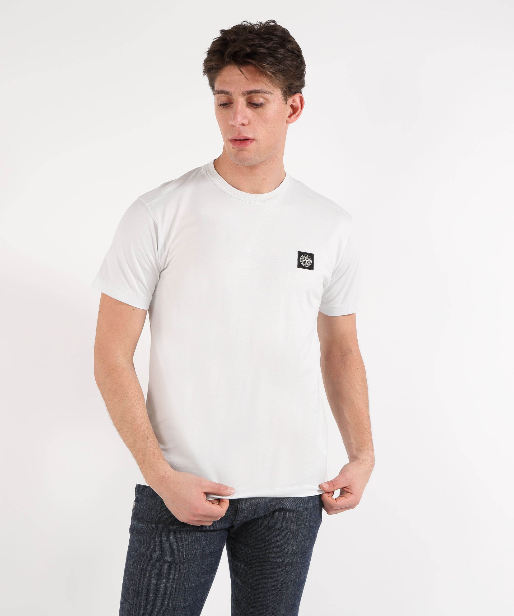 T-shirt STONE ISLAND T-shirt in jersey Bianco | STONE ISLAND