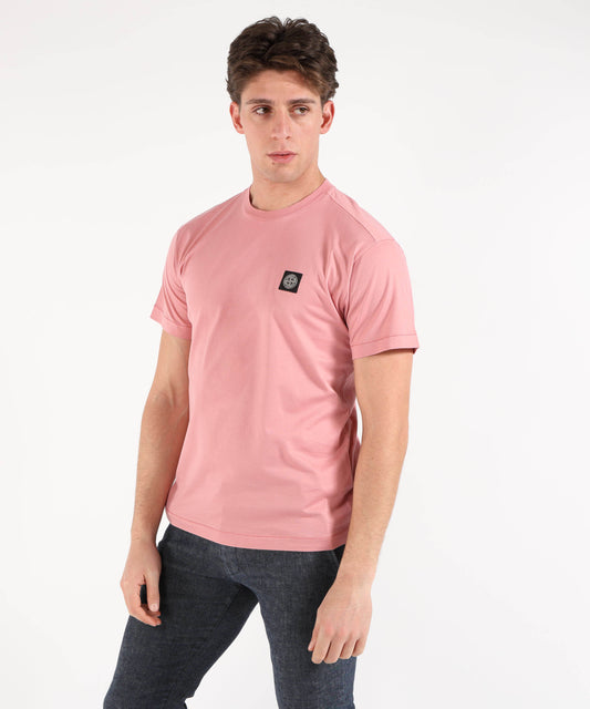T-shirt STONE ISLAND T-shirt in jersey Fucsia | STONE ISLAND