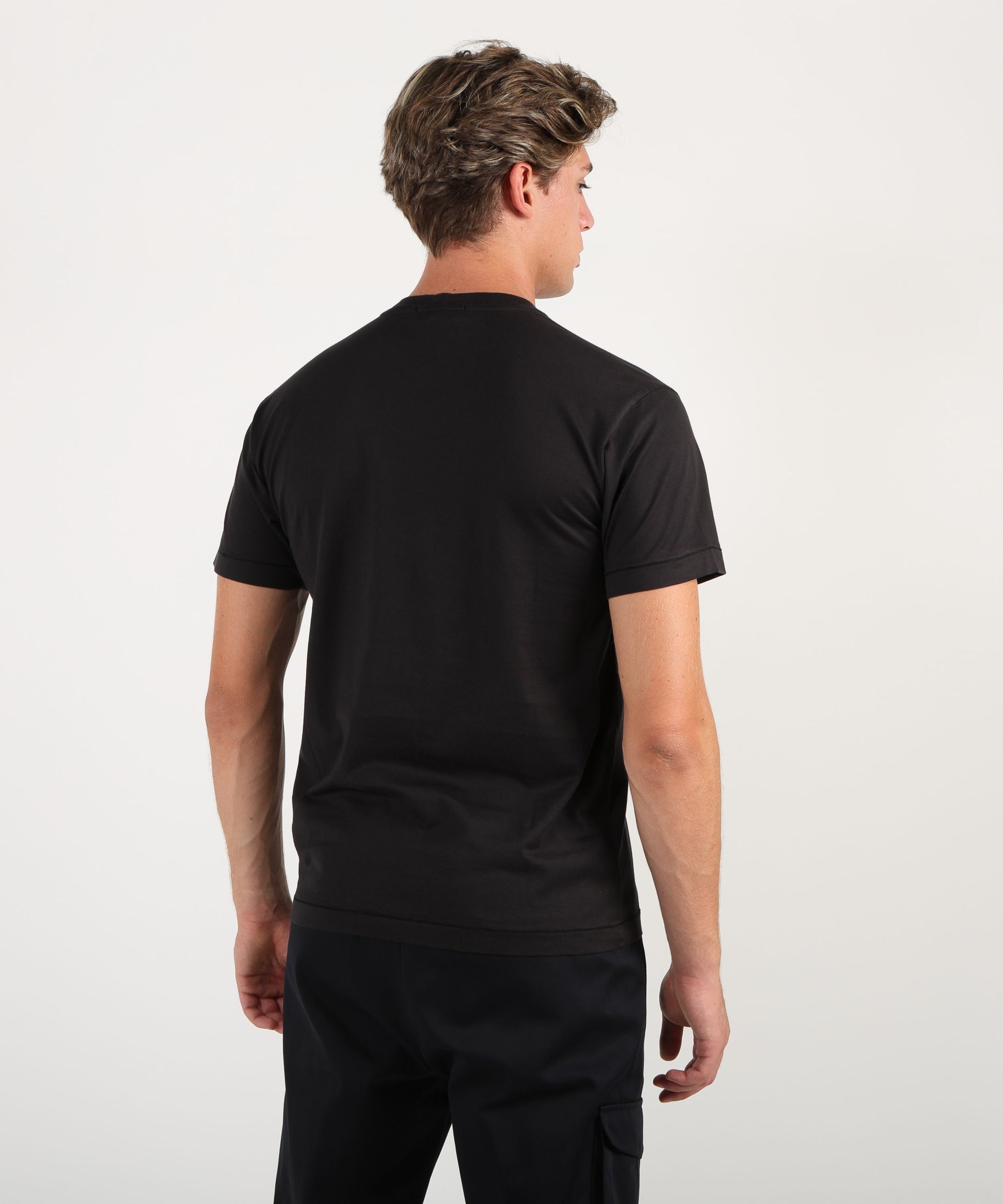 T-shirt STONE ISLAND T-shirt in jersey Nero | STONE ISLAND