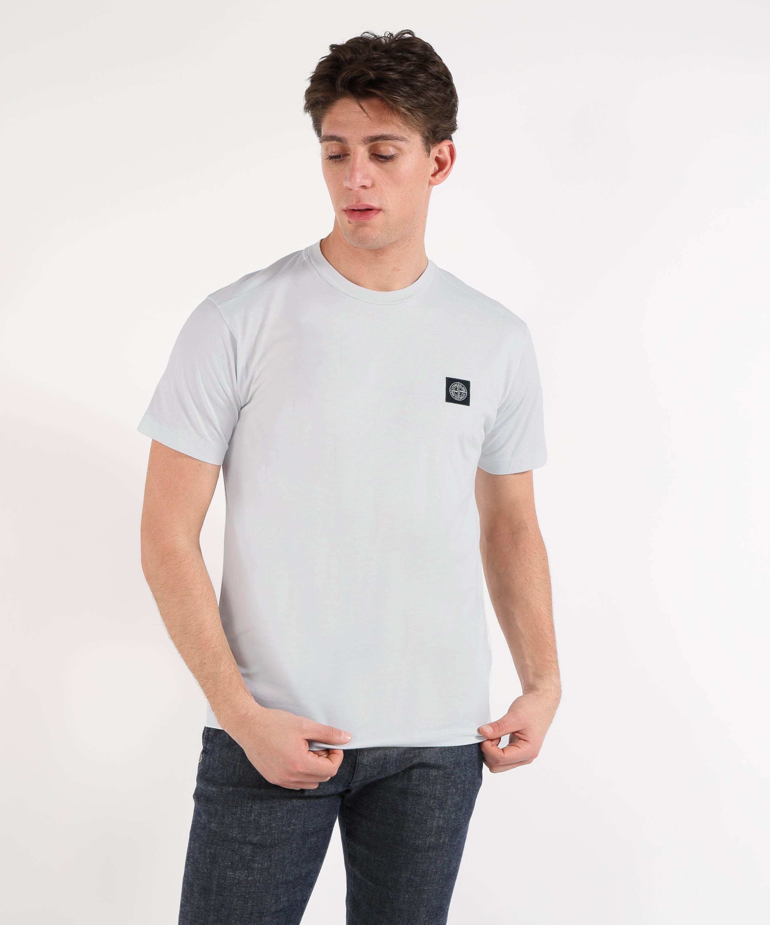 T-shirt STONE ISLAND T-shirt in jersey Cielo | STONE ISLAND