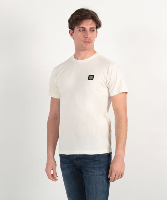 T-shirt STONE ISLAND T-shirt in jersey Avorio | STONE ISLAND