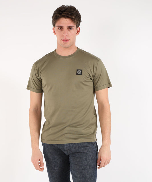 T-shirt STONE ISLAND T-shirt in jersey Militare | STONE ISLAND