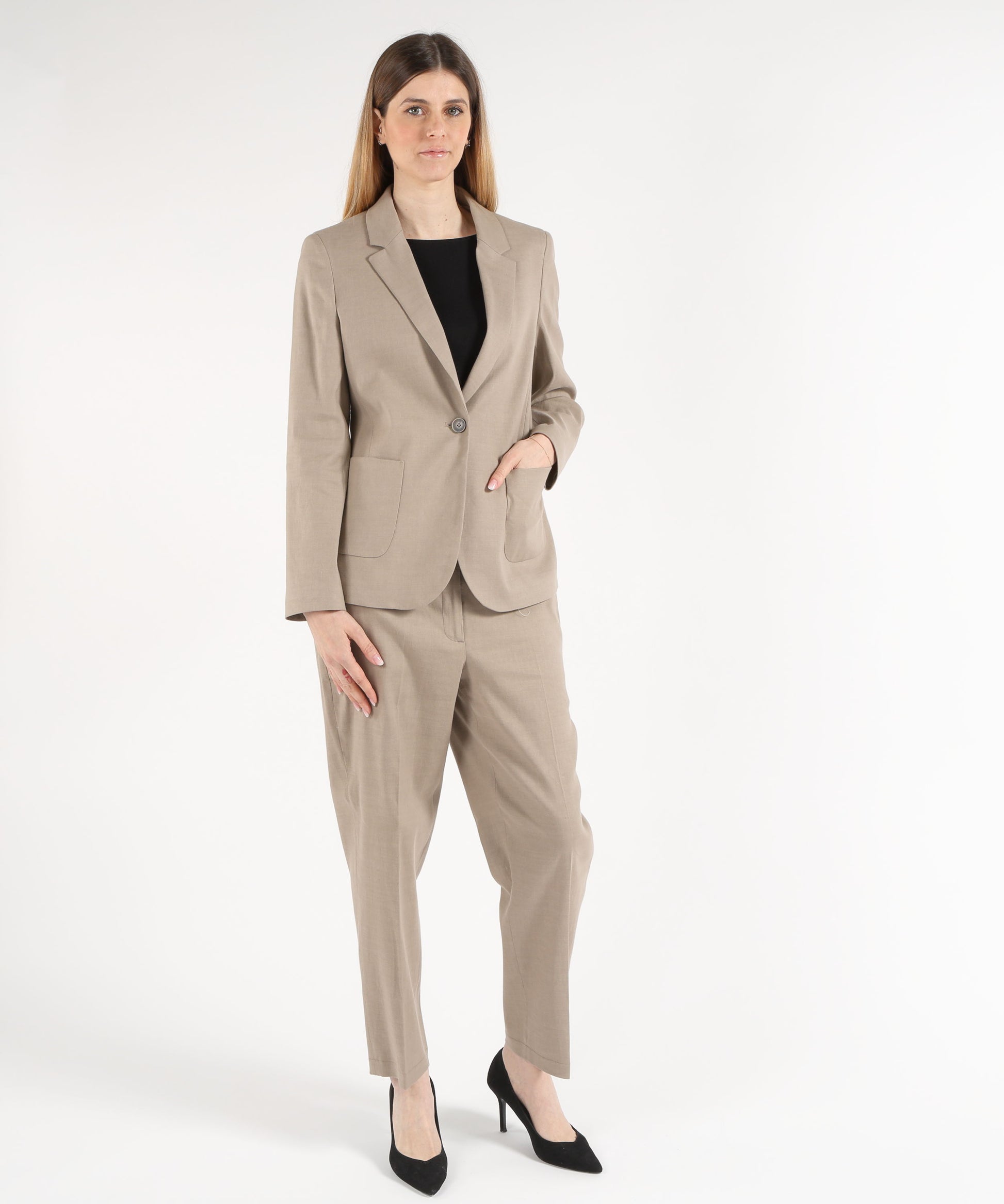 Giacche SEVENTY Giacca Monopetto Fango | SEVENTY