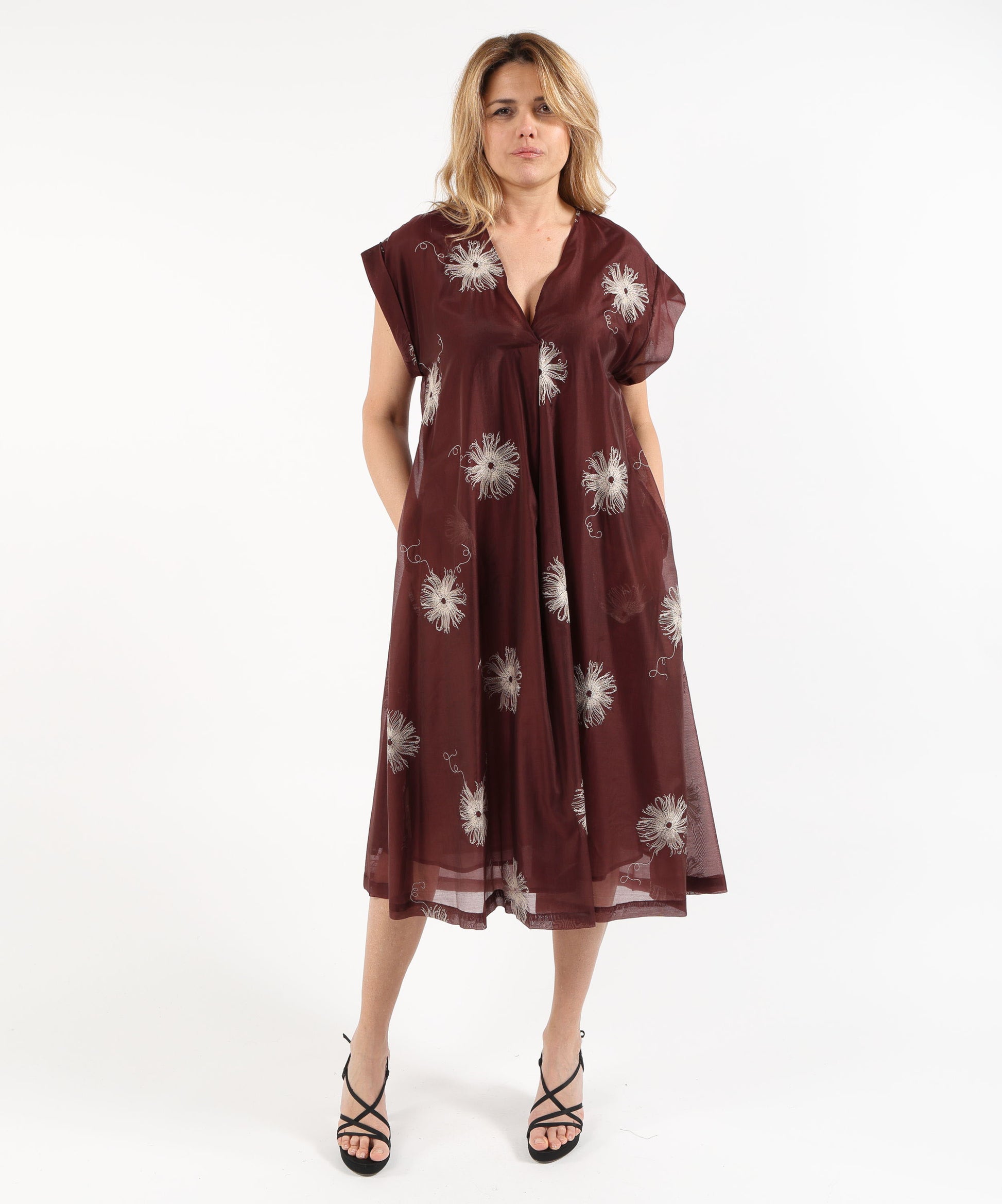 Dresses &amp; Suits TO.ABI Embroidered Dress Marrone | TO.ABI