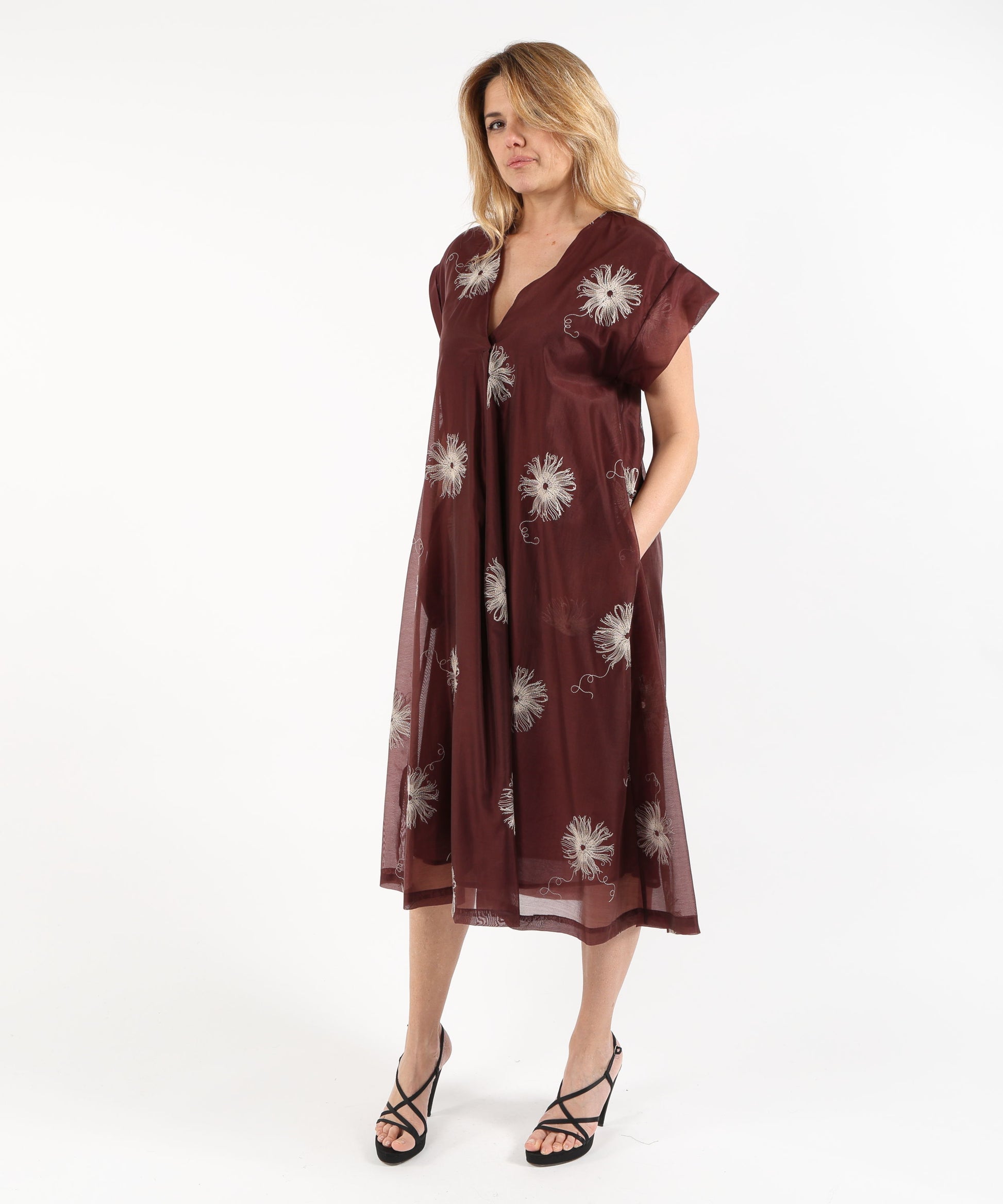 Dresses &amp; Suits TO.ABI Embroidered Dress Marrone | TO.ABI